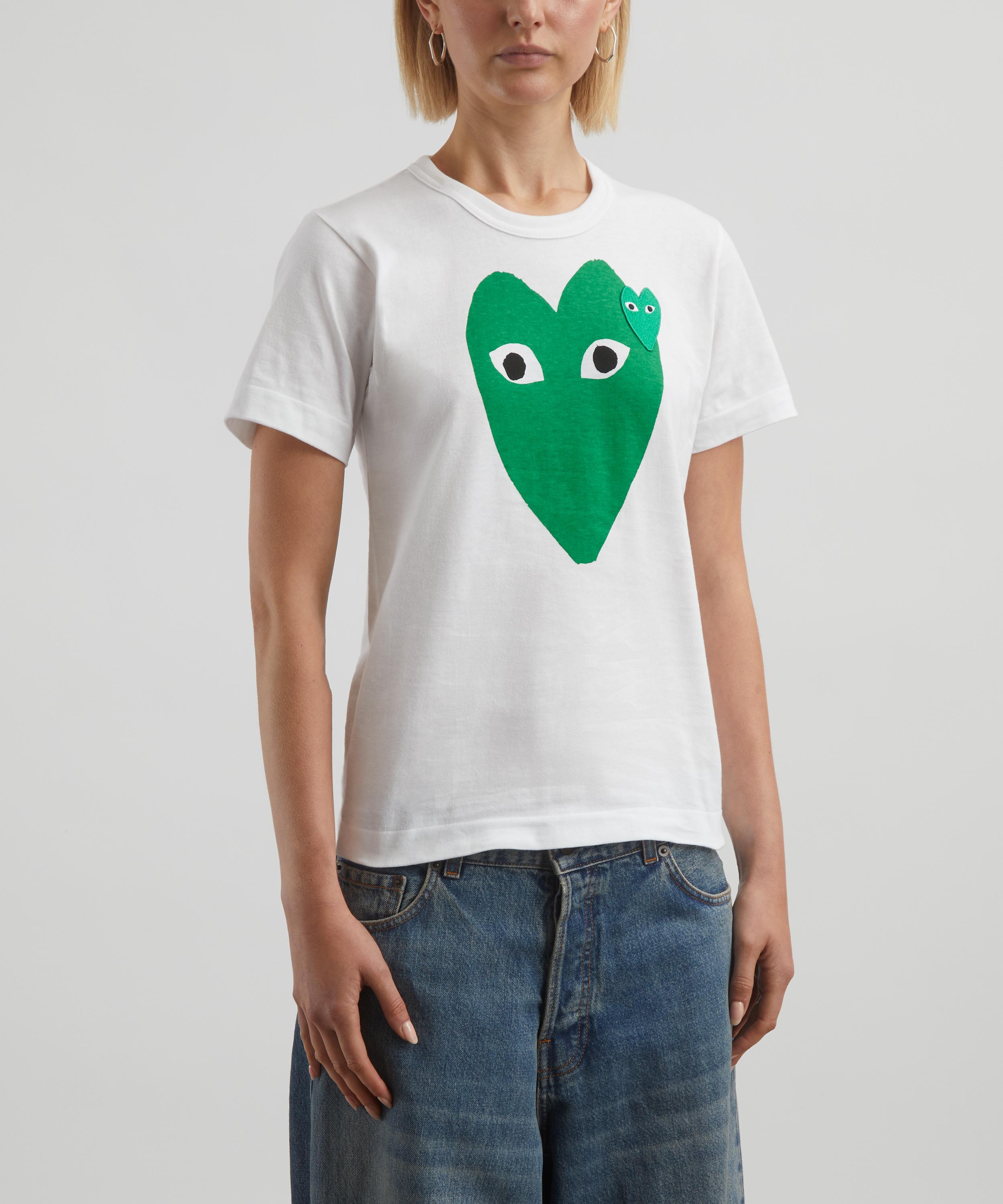 Comme des Garçons Play - Short Sleeve Logo T-Shirt image number 2