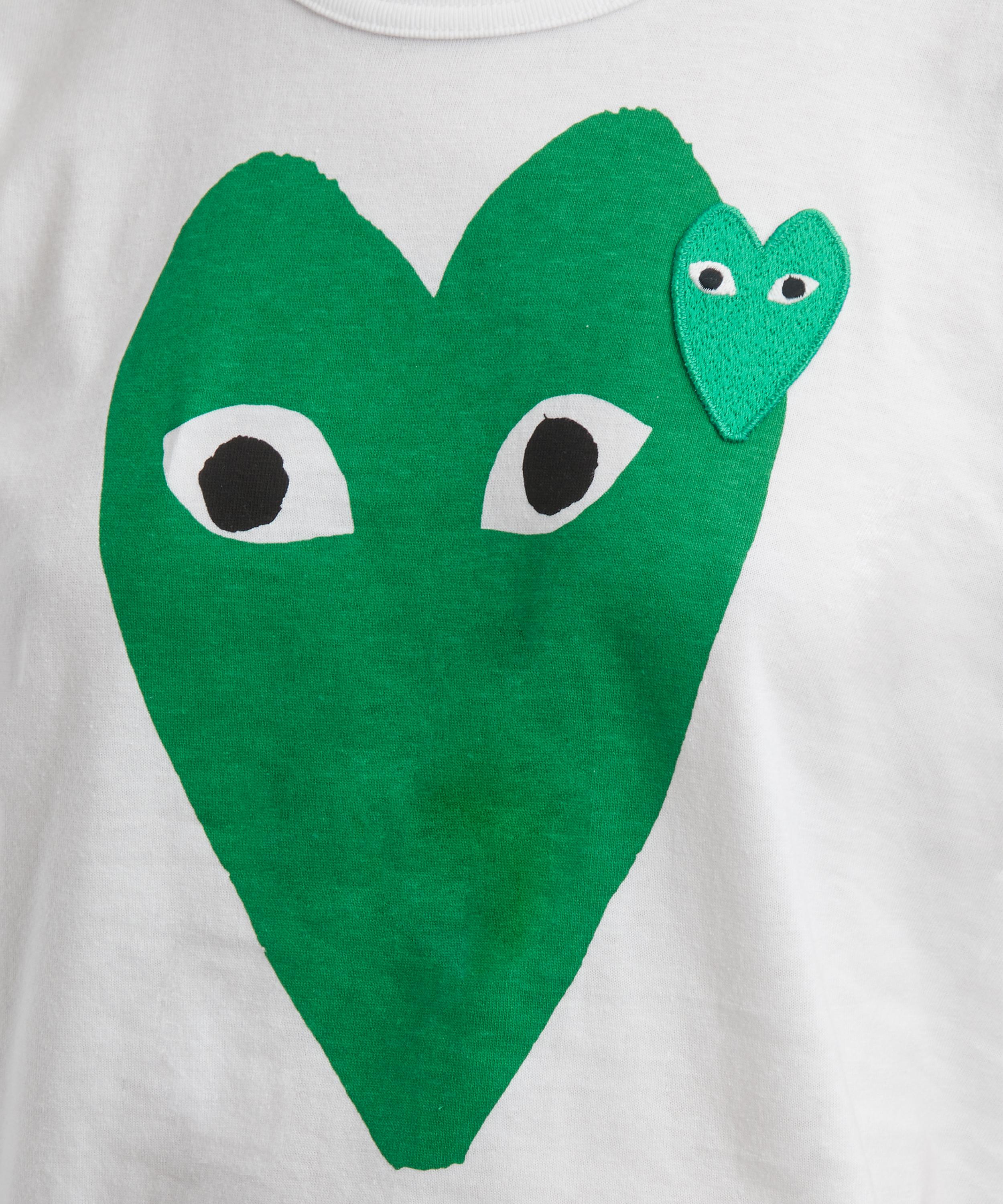 Comme des Garçons Play - Short Sleeve Logo T-Shirt image number 4