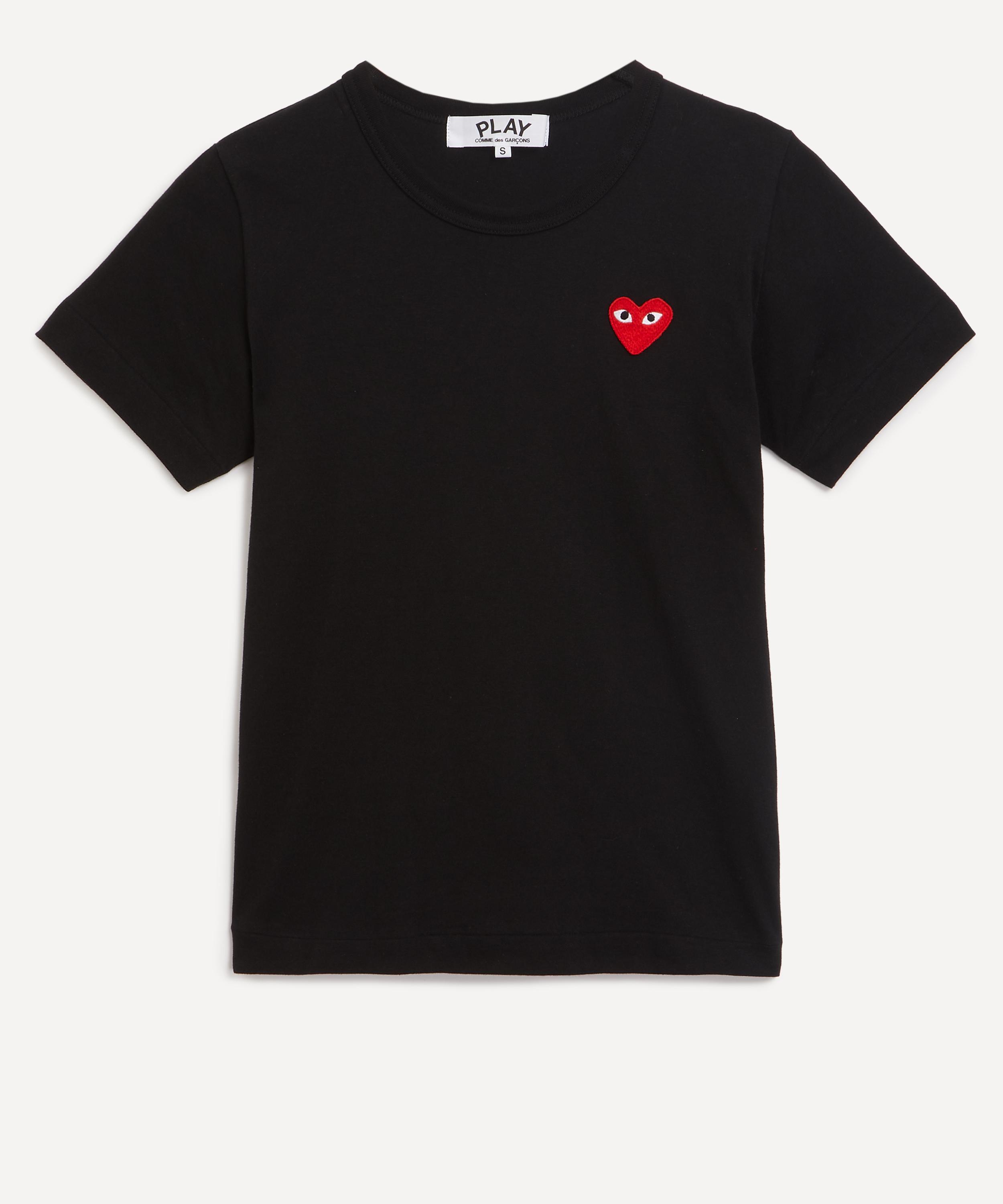 Comme des Garcons Play Short Sleeve Logo T Shirt Liberty