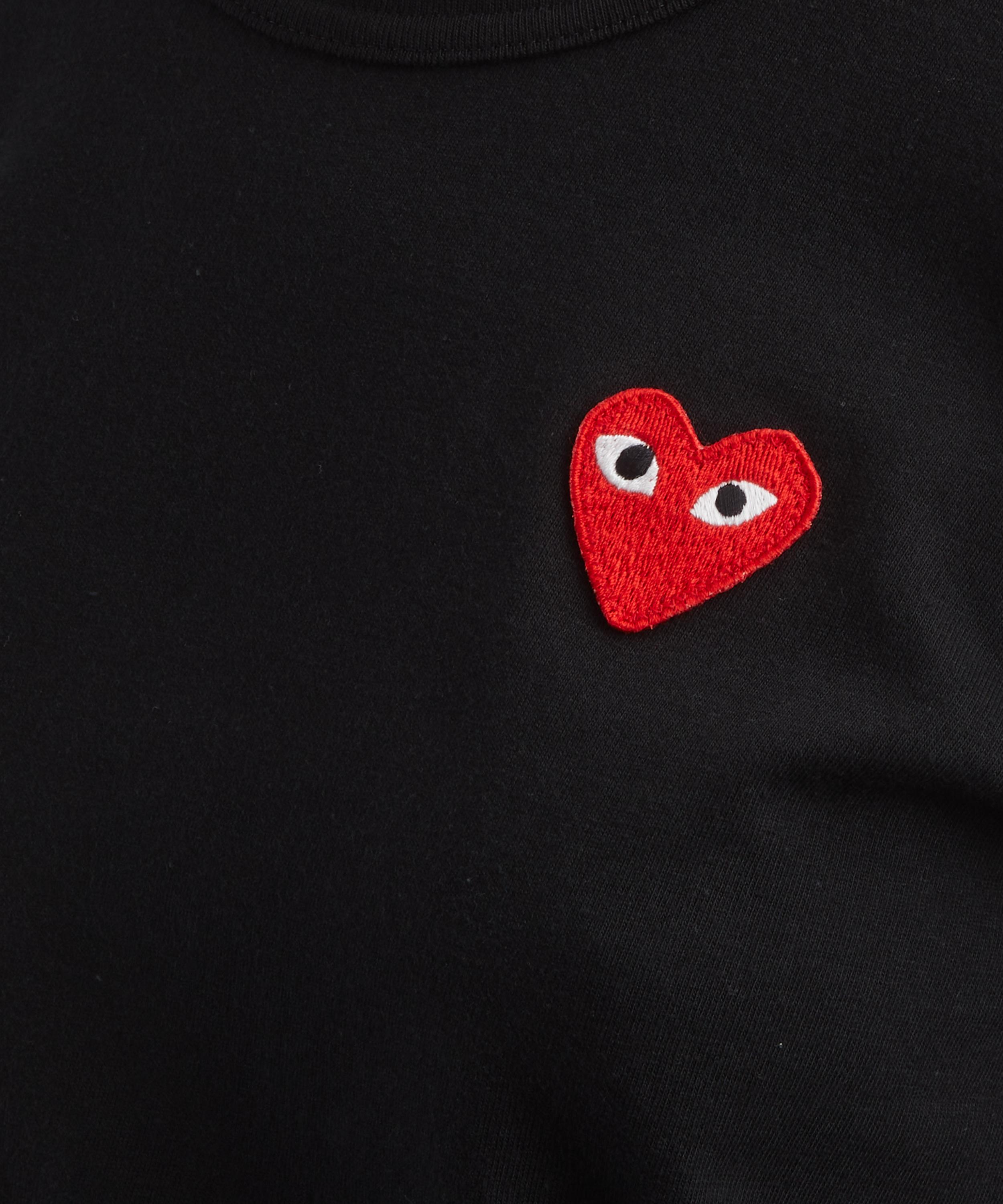 Comme des Garçons Play - Short Sleeve Logo T-Shirt image number 4