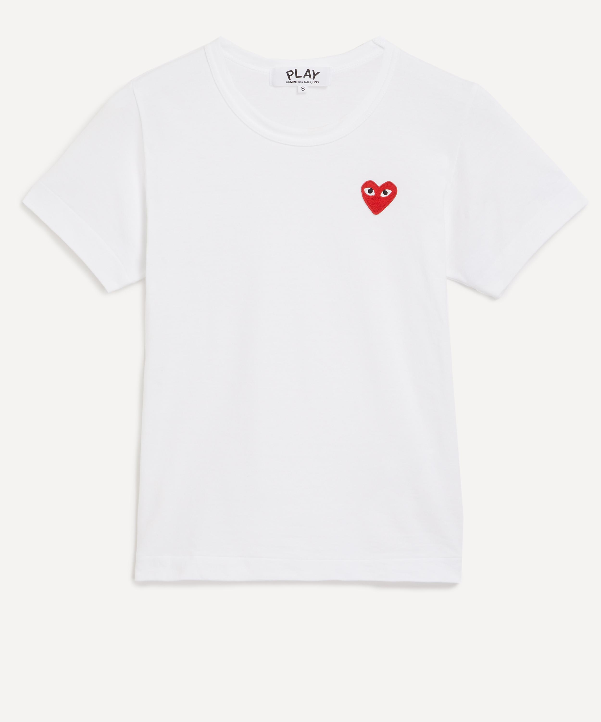 Comme des Garcons Play Short Sleeve Logo T Shirt Liberty