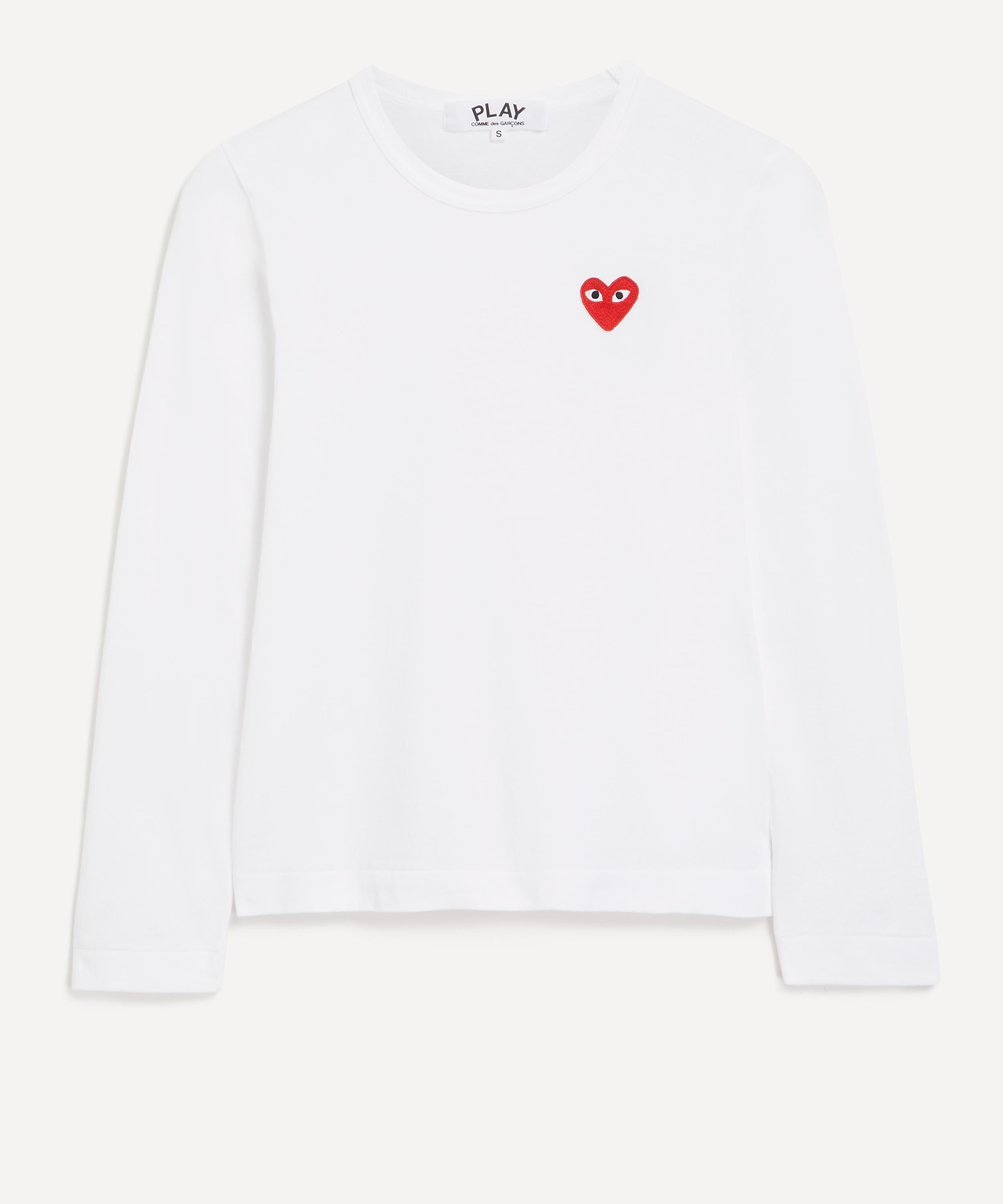 Comme des Garçons Play - Long Sleeve Logo T-Shirt image number 0