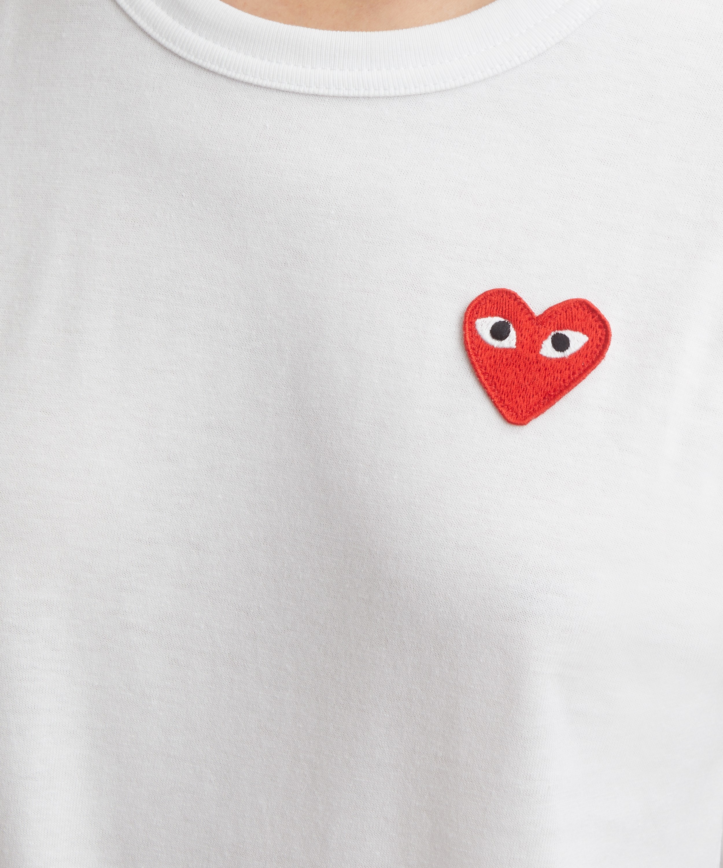 Comme des Garçons Play - Long Sleeve Logo T-Shirt image number 4