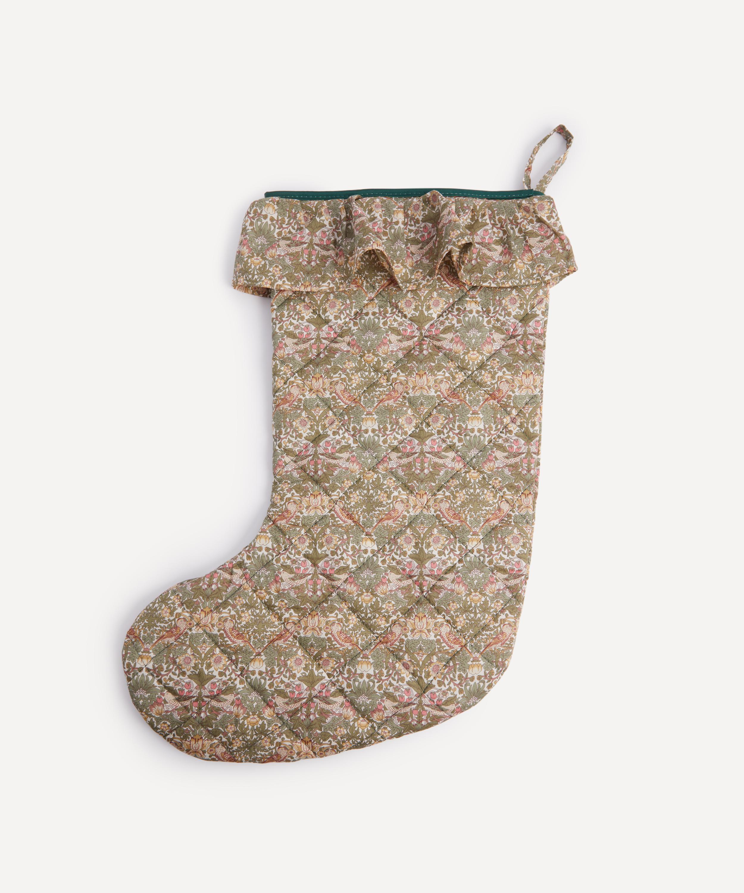 Christmas - Strawberry Thief Spring Christmas Stocking image number 0