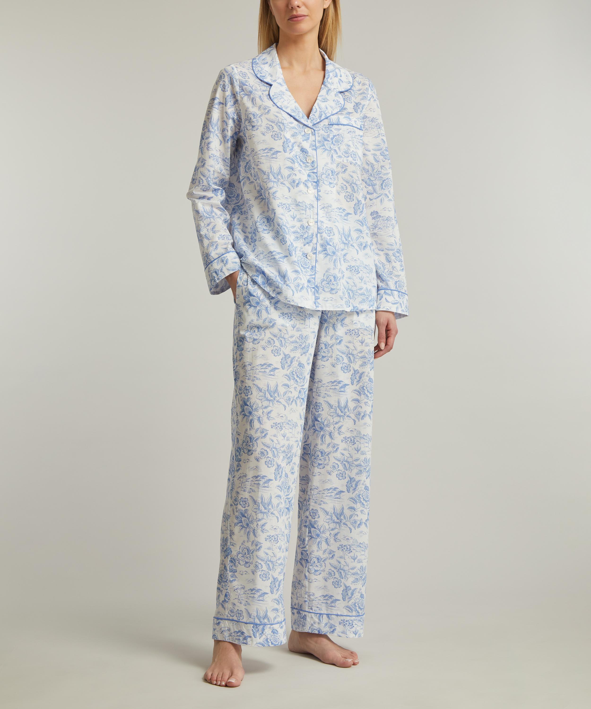 Liberty - Delft Lagoon Tana Lawn™ Cotton Classic Pyjama Set image number 1