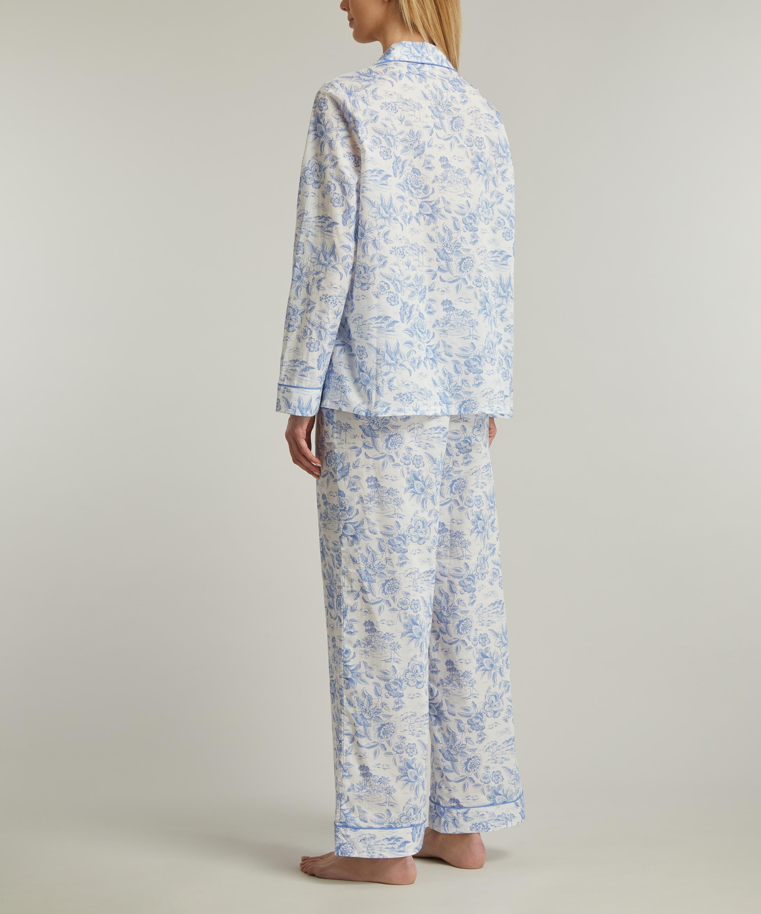 Liberty - Delft Lagoon Tana Lawn™ Cotton Classic Pyjama Set image number 3