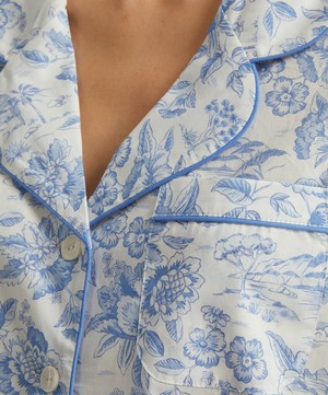 Liberty - Delft Lagoon Tana Lawn™ Cotton Classic Pyjama Set image number 4