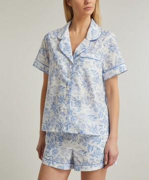 Liberty - Delft Lagoon Tana Lawn™ Cotton Short-Sleeve Pyjama Set image number 2