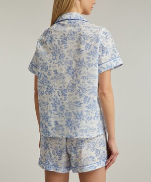 Liberty - Delft Lagoon Tana Lawn™ Cotton Short-Sleeve Pyjama Set image number 3