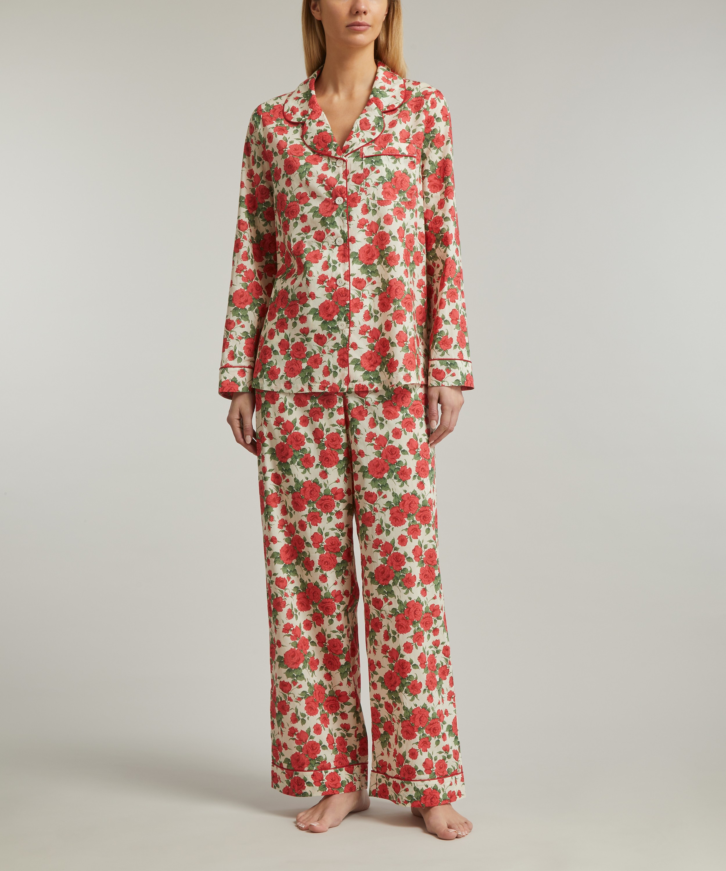 Liberty - Carline Rose Tana Lawn™ Cotton Classic Pyjama Set image number 2