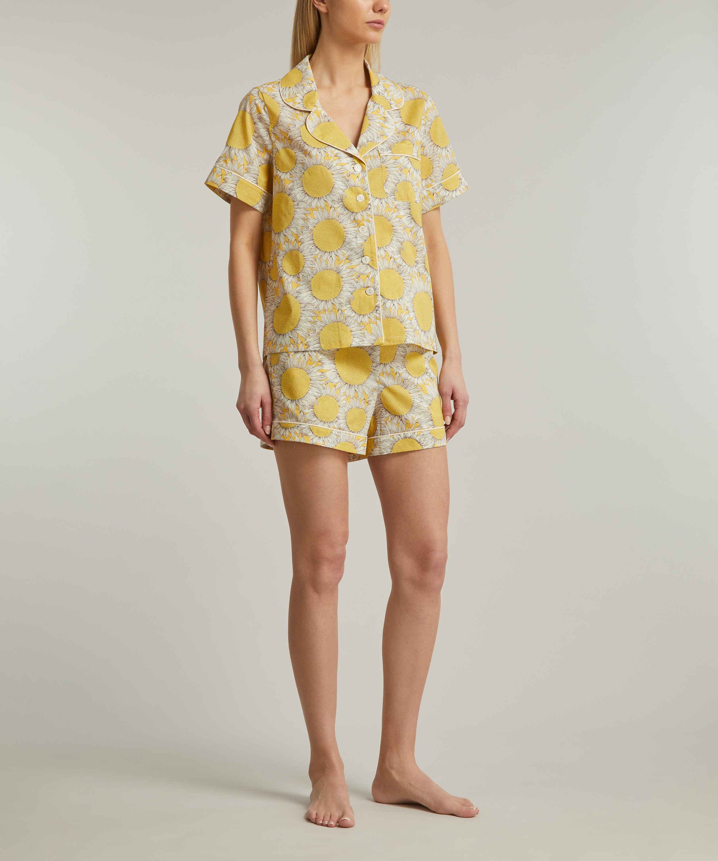 Liberty - Hello Sunshine Tana Lawn™ Cotton Short-Sleeve Pyjama Set image number 1