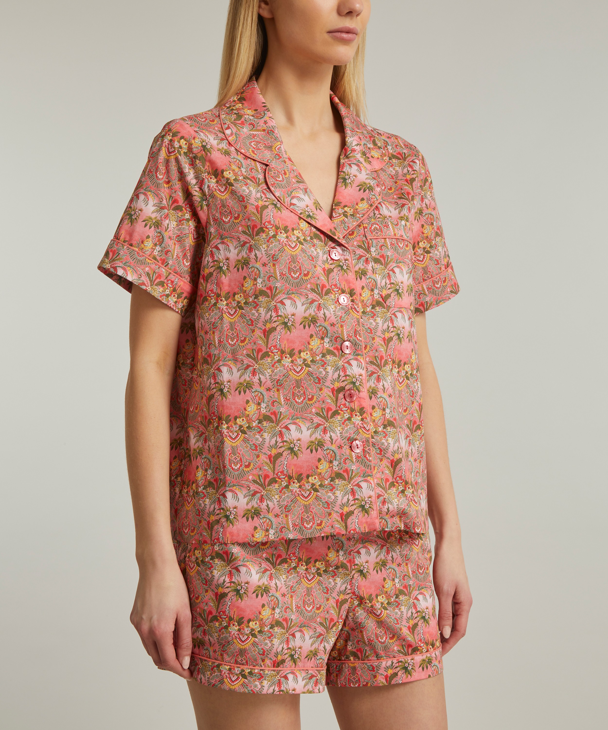 Liberty - Miro’s Paradise Tana Lawn™ Cotton Short-Sleeve Pyjama Set image number 2