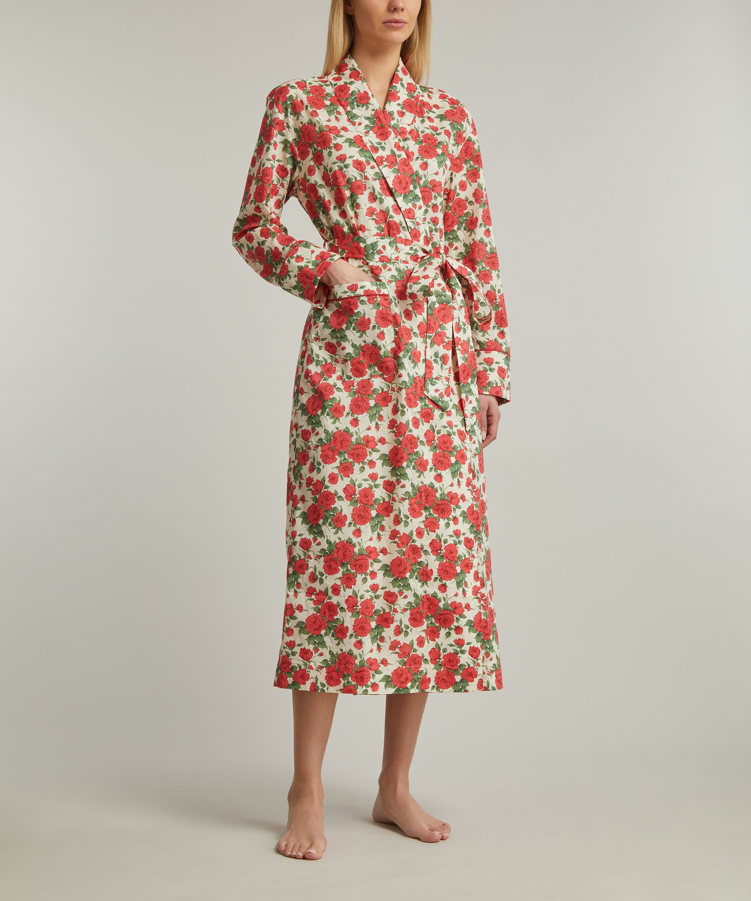 Liberty - Carline Rose Tana Lawn™ Cotton Classic Robe image number 2