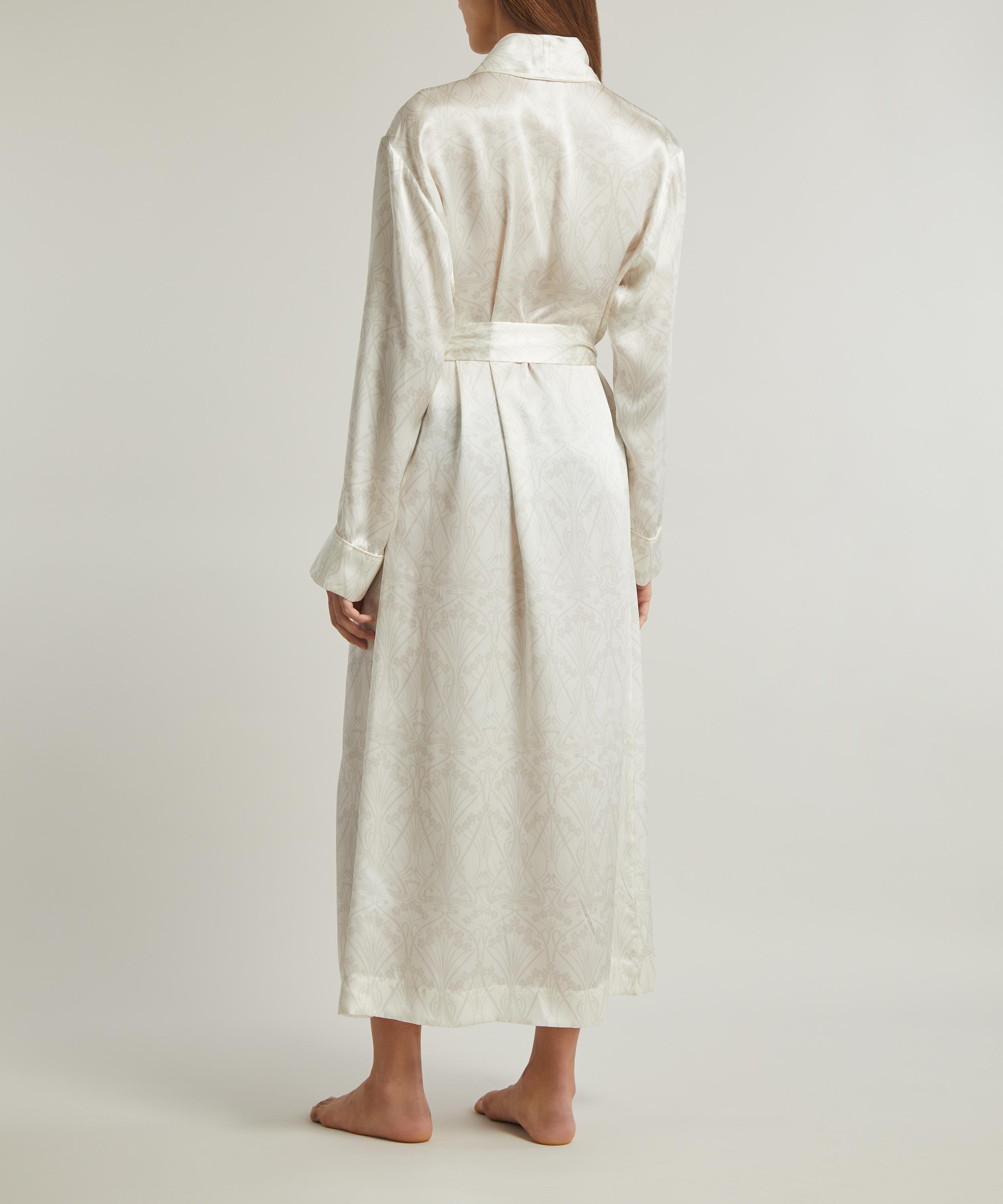 Liberty - Nouveau Ianthe  Silk-Satin Classic Robe image number 3