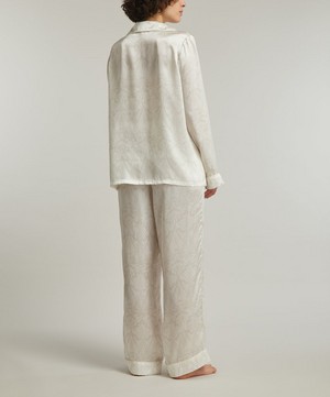 Liberty - Nouveau Ianthe Silk-Satin Pyjama Set image number 3