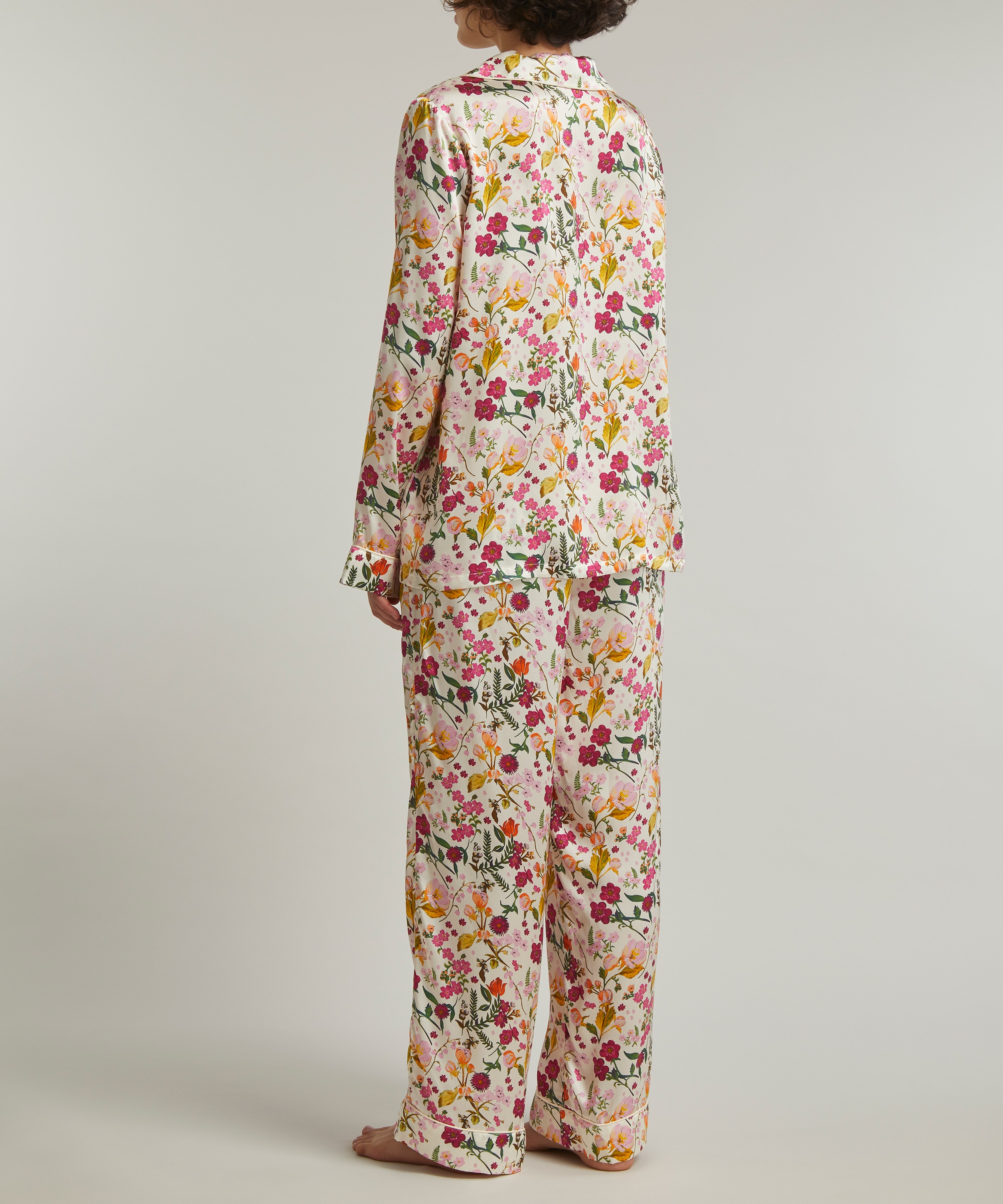 Liberty - Heidi Silk-Satin Pyjama Set image number 3