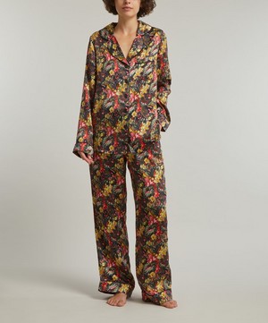Liberty - Liberty Leopard Silk-Satin Pyjama Set image number 1