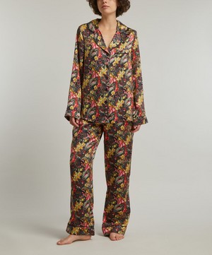 Liberty - Liberty Leopard Silk-Satin Pyjama Set image number 2