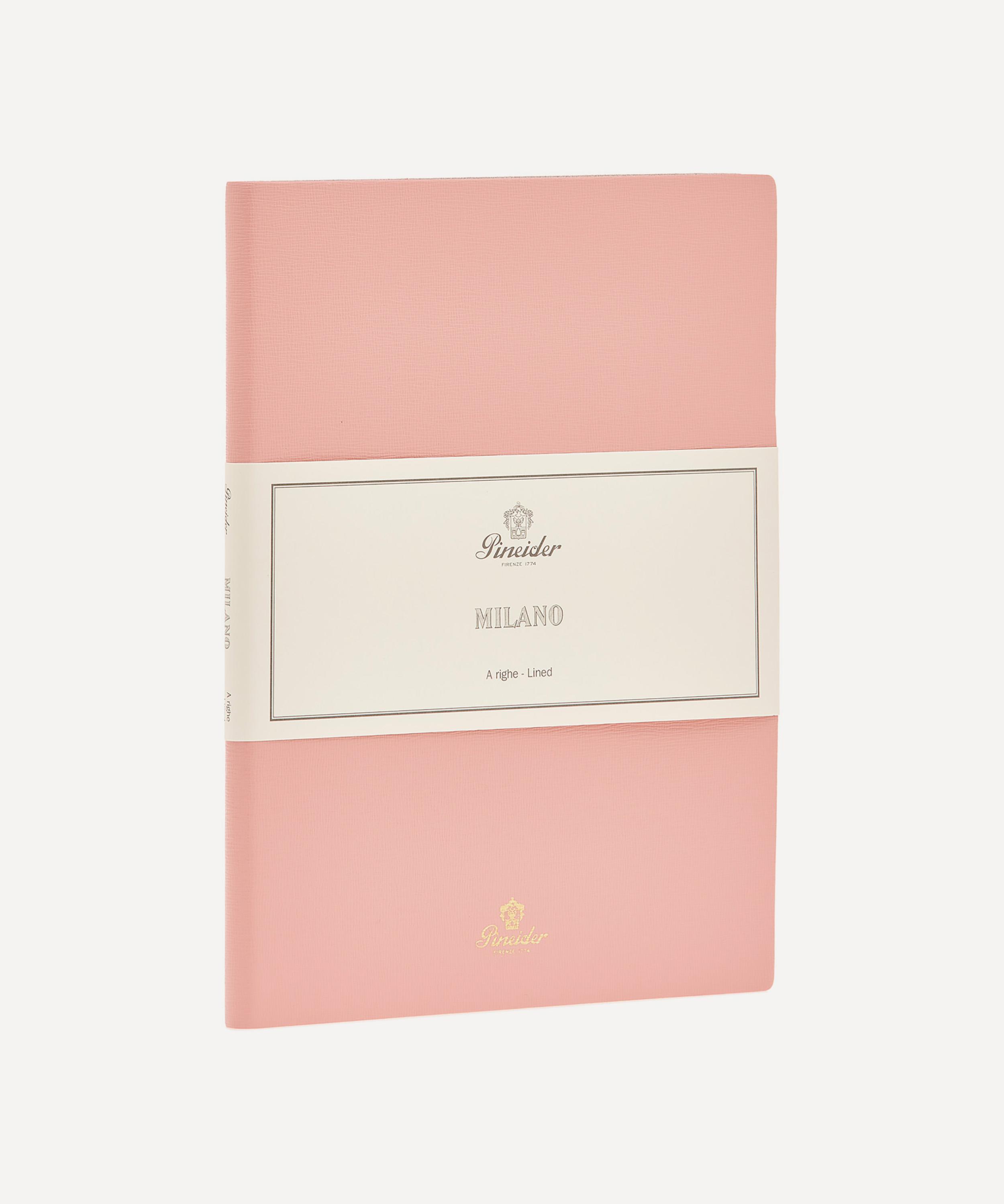 Pineider - Leather Lined Milano Notebook image number 1