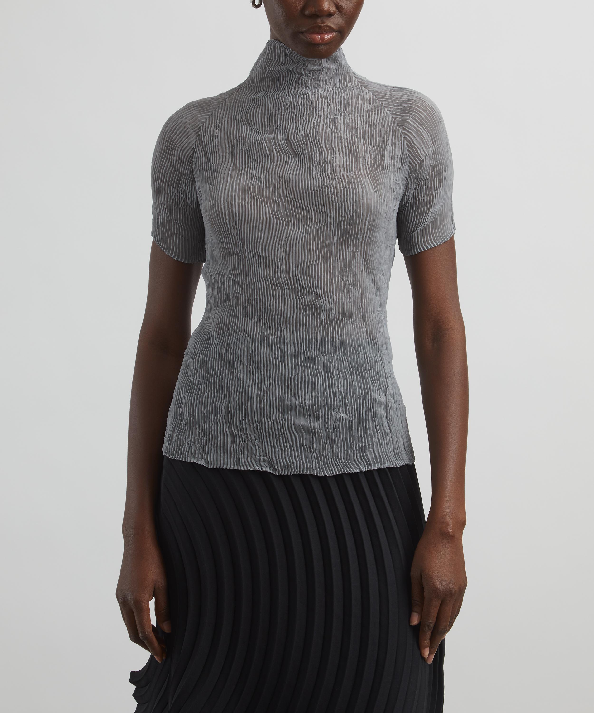 Issey Miyake - CHIFFON TWIST JUNE Short Sleeve Top image number 1