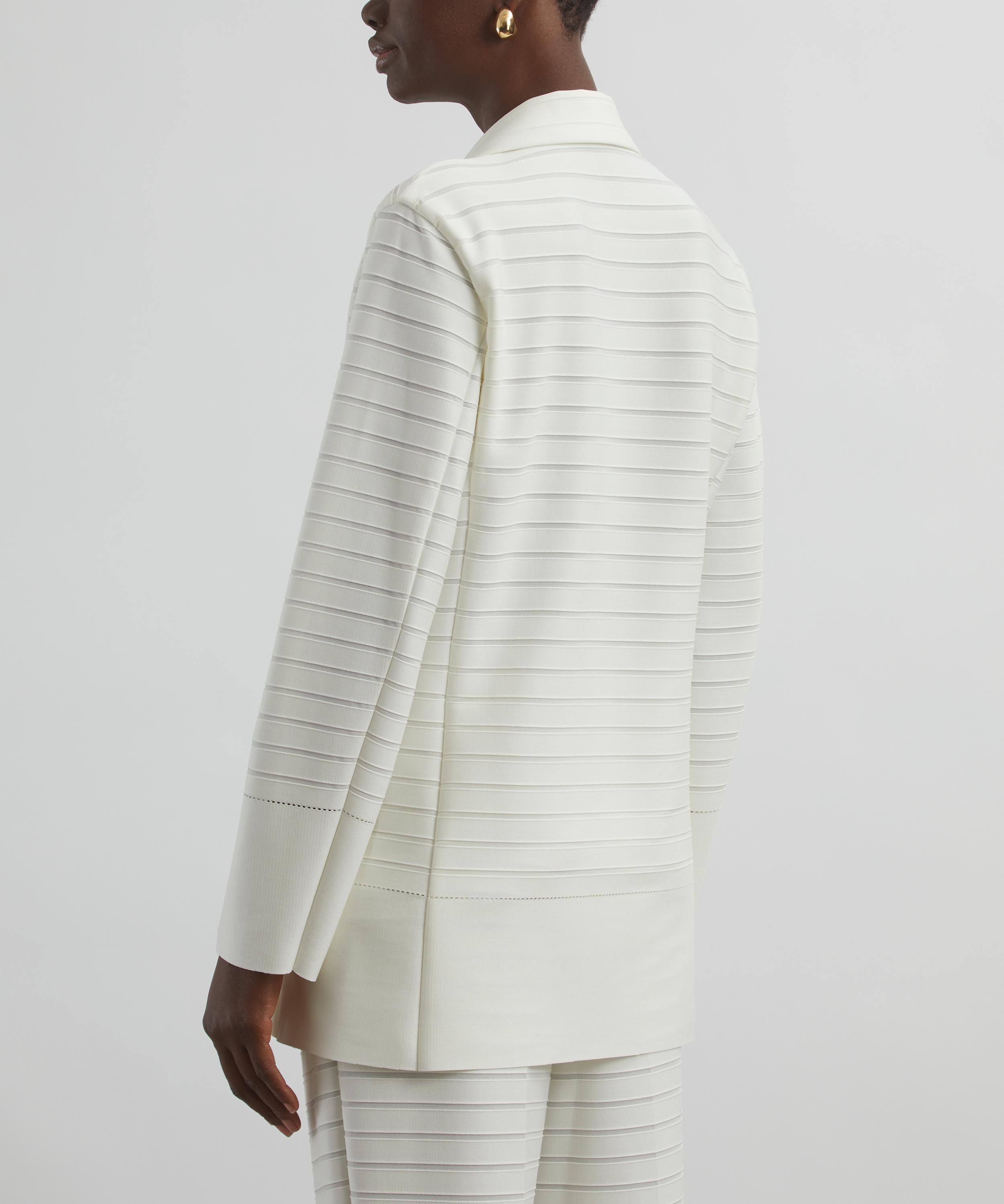 Issey Miyake - Horizontal Striped Jacket  image number 3