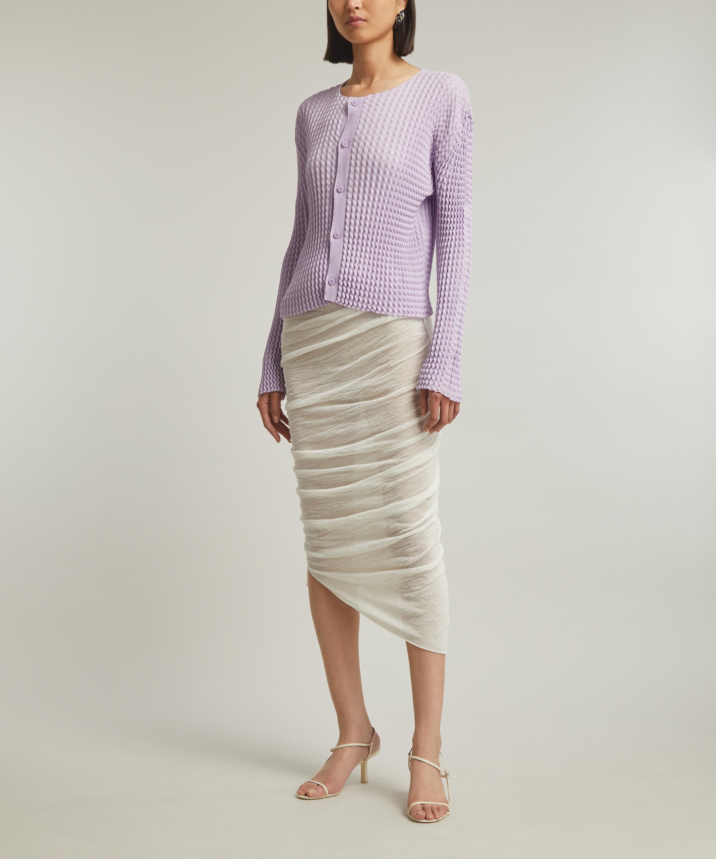 Issey Miyake - SPONGY-46 Pleated Cardigan image number 1