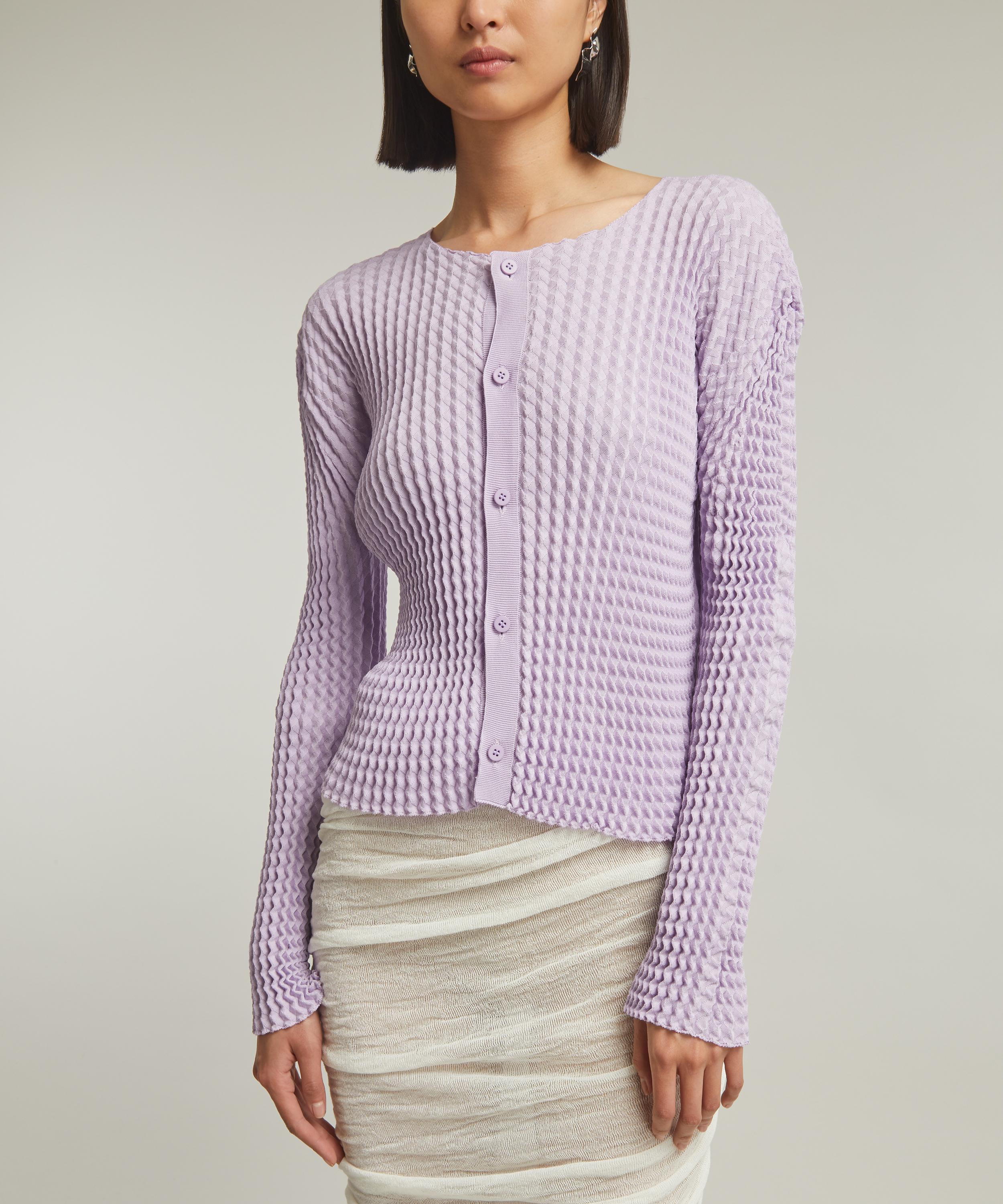 Issey Miyake - SPONGY-46 Pleated Cardigan image number 2