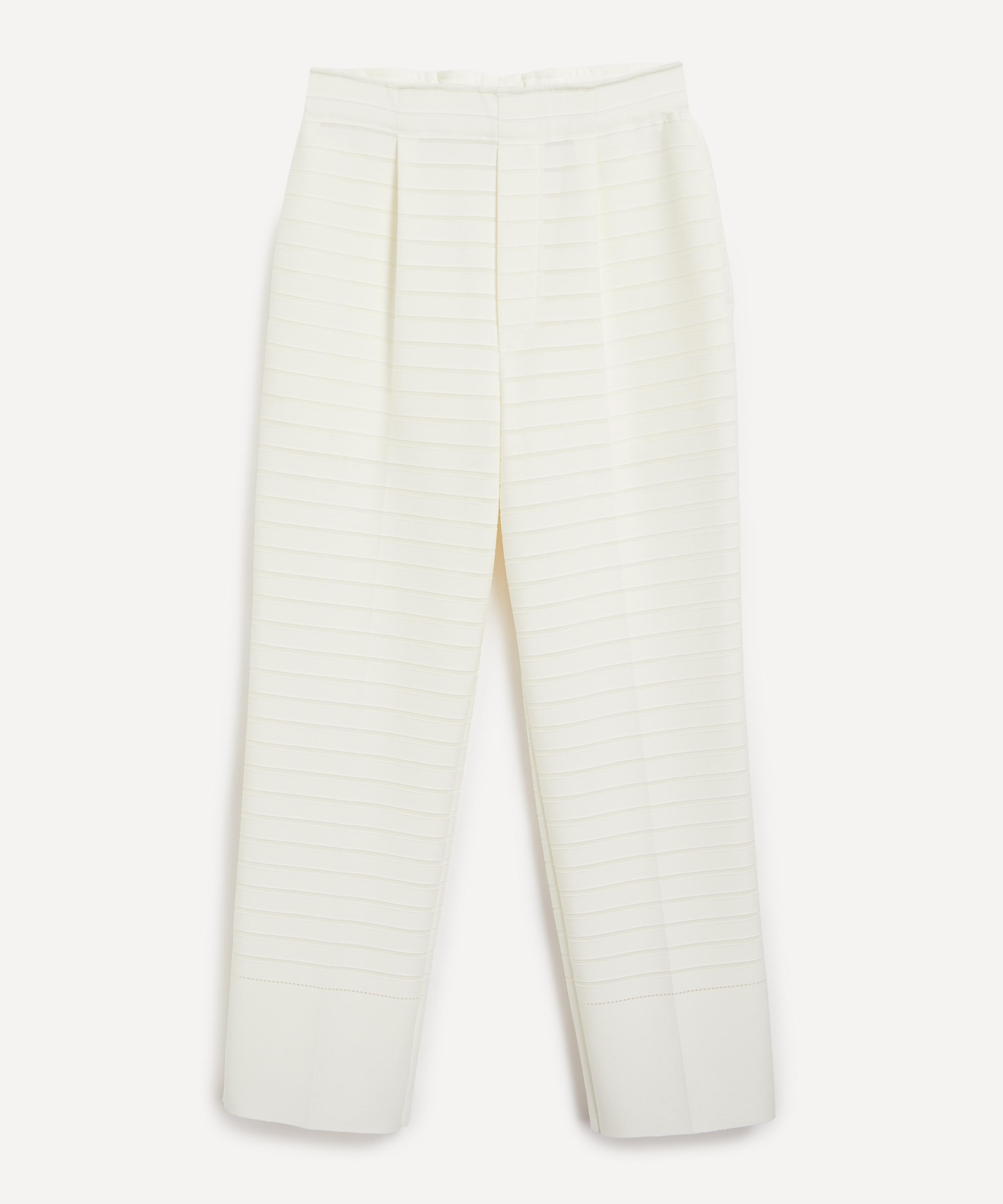 Issey Miyake - Horizontal Wide Stripe Knit Trousers  image number 0