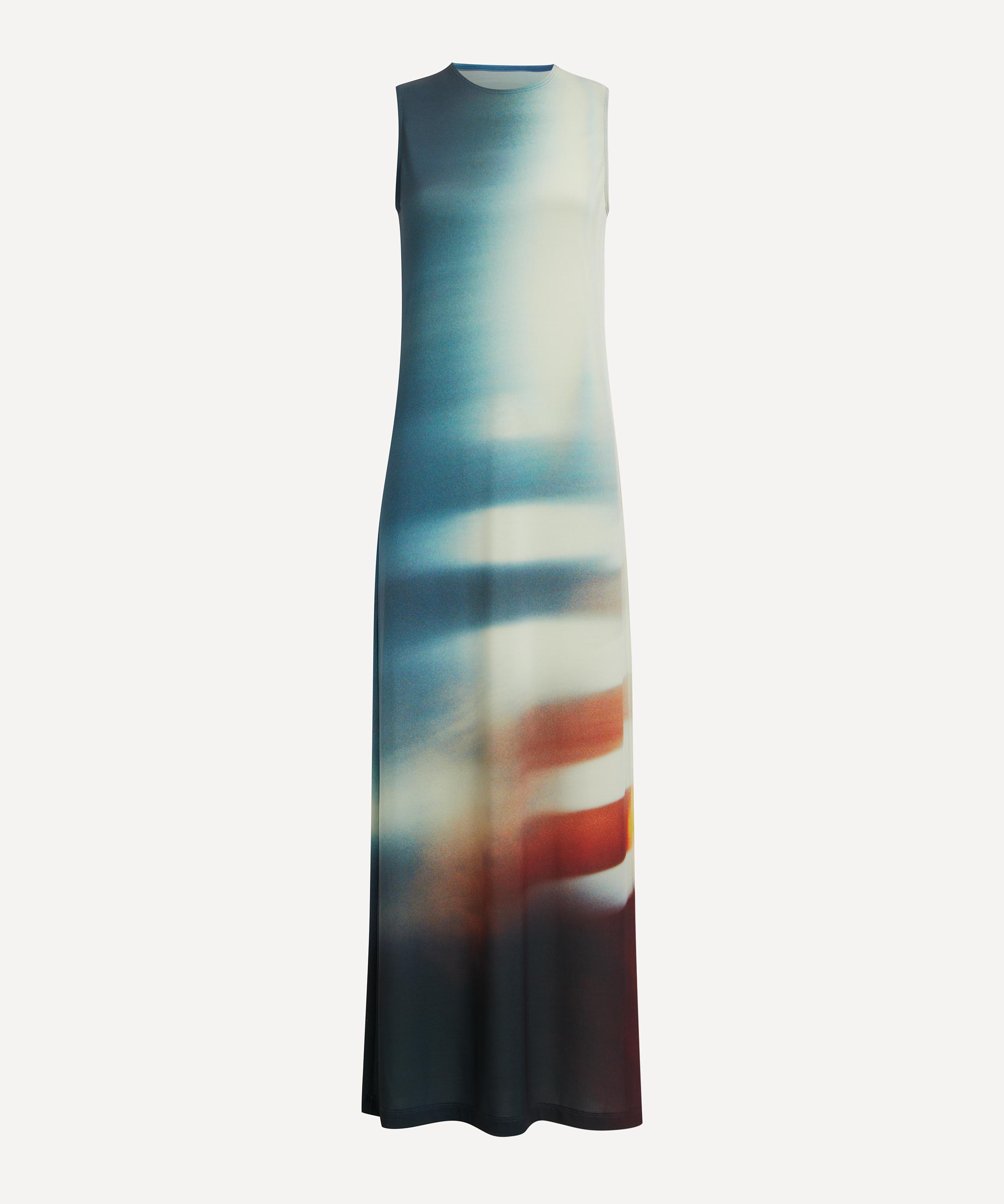 Issey Miyake - Light Leek Sleeveless Maxi-Dress image number 0