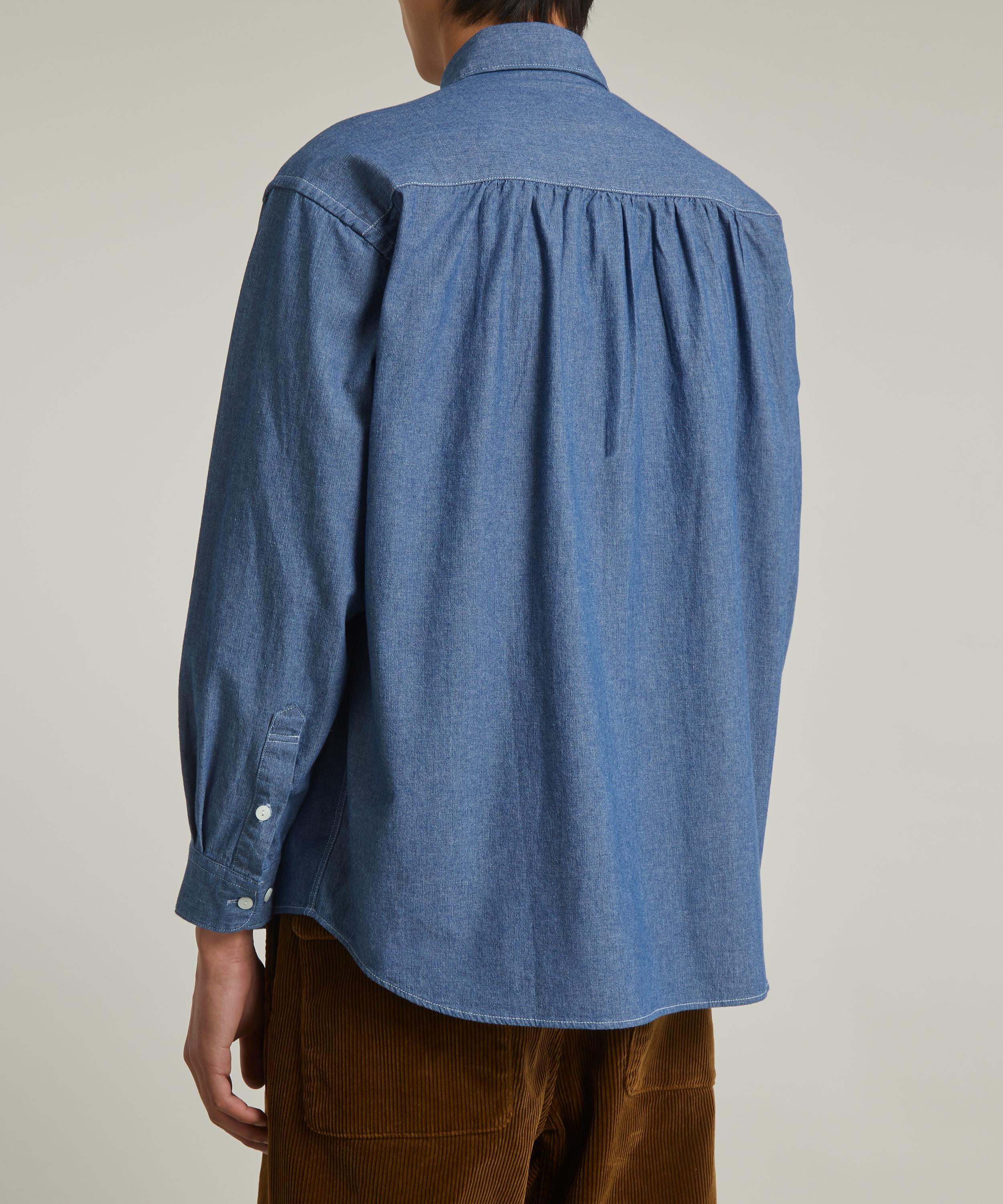 FrizmWORKS - Cigarette Pocket Chambray Shirt image number 3