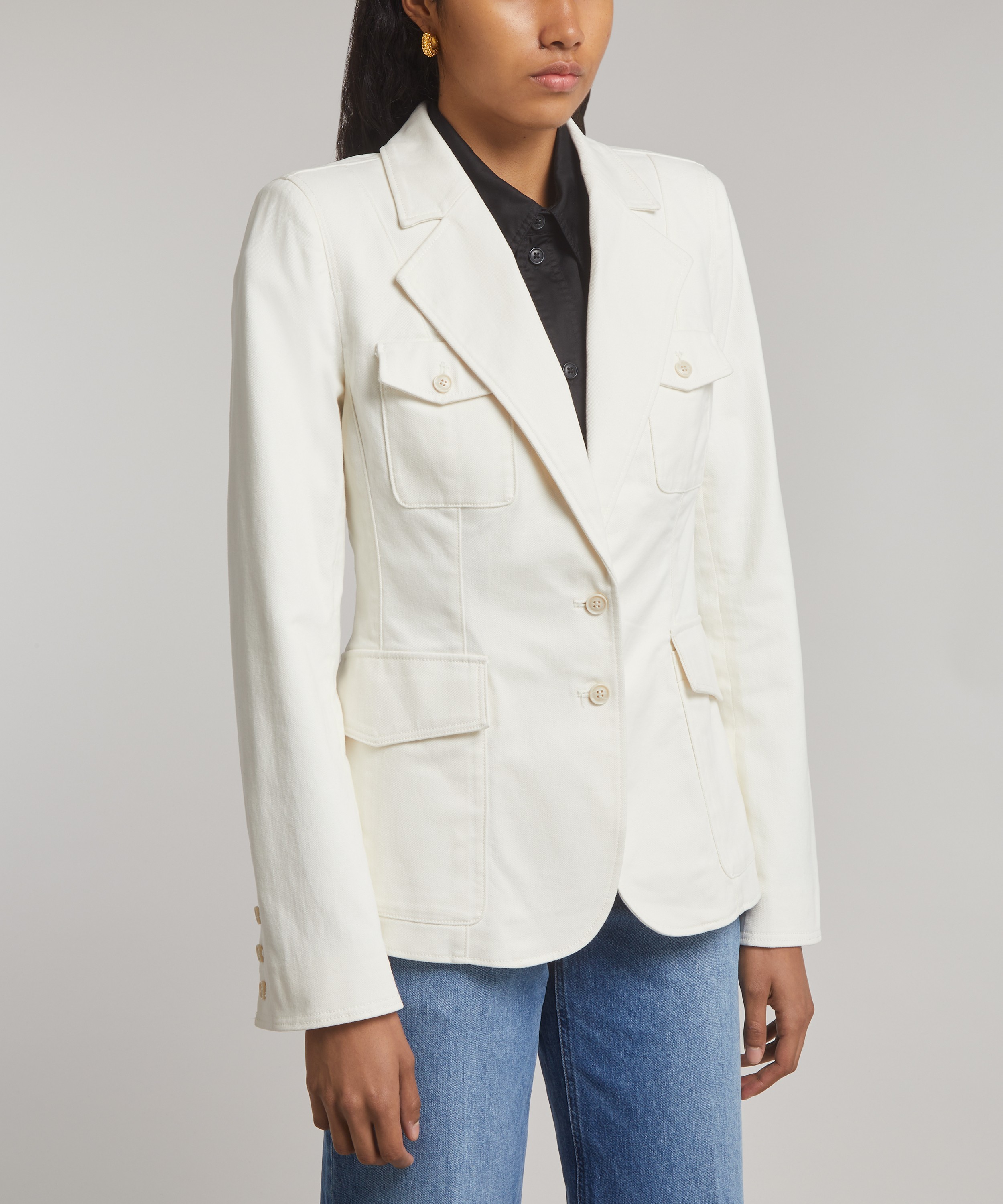 Paige - Romona Denim Blazer image number 2