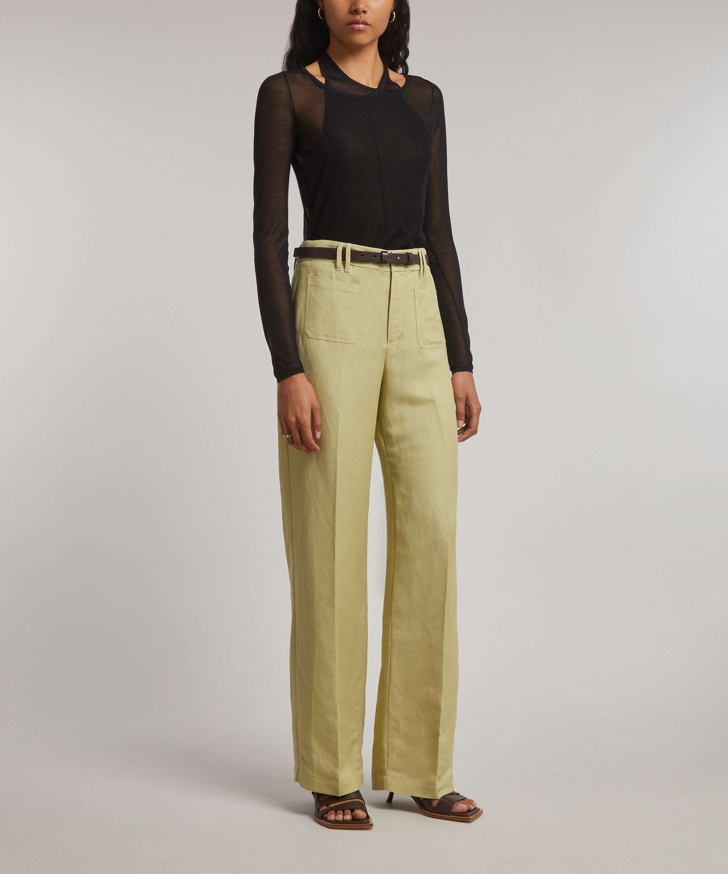 Paige - Montauk Wide Leg Trousers image number 1