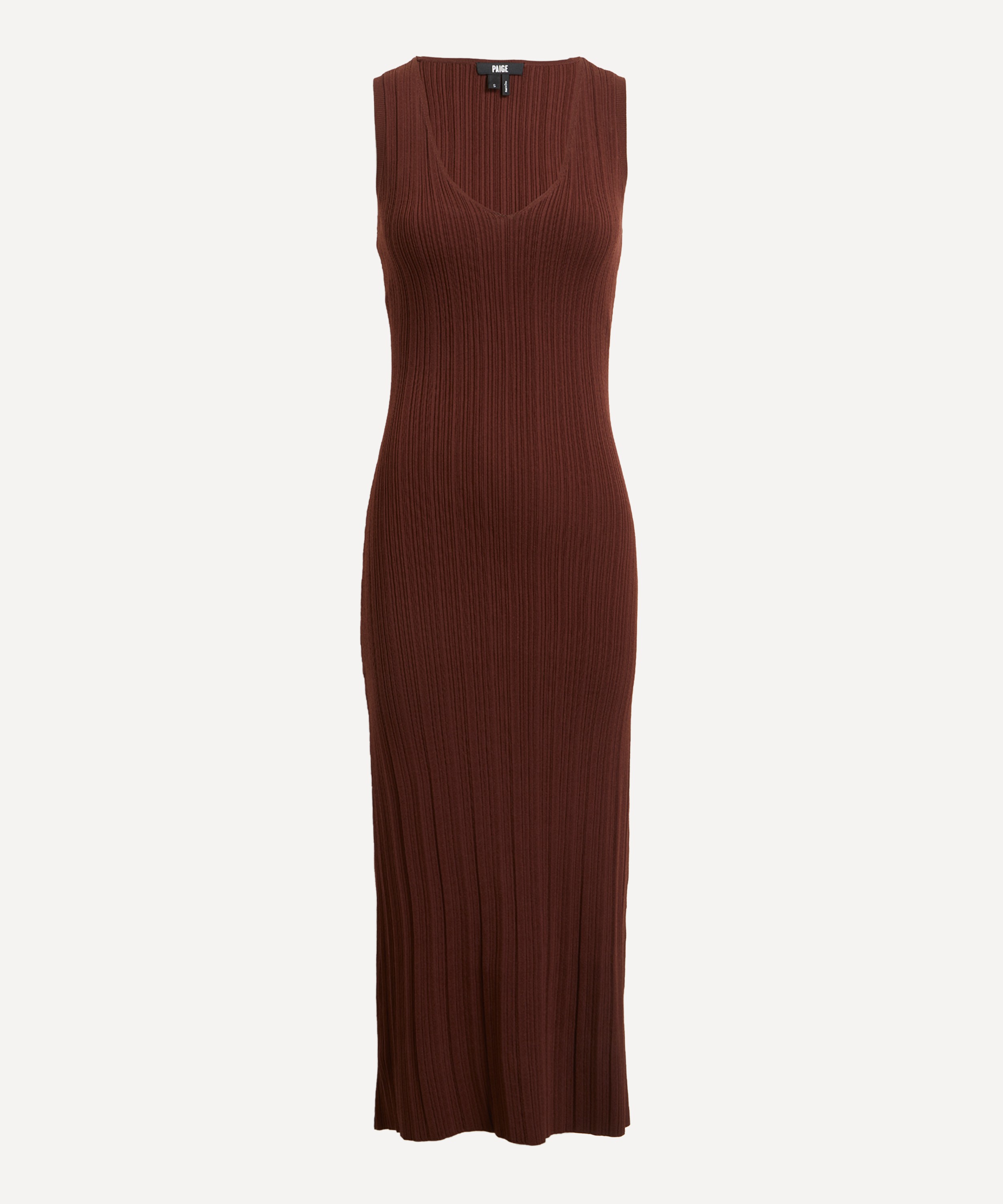 Paige - Sapphia Rum Raisin Pleated Dress image number 0