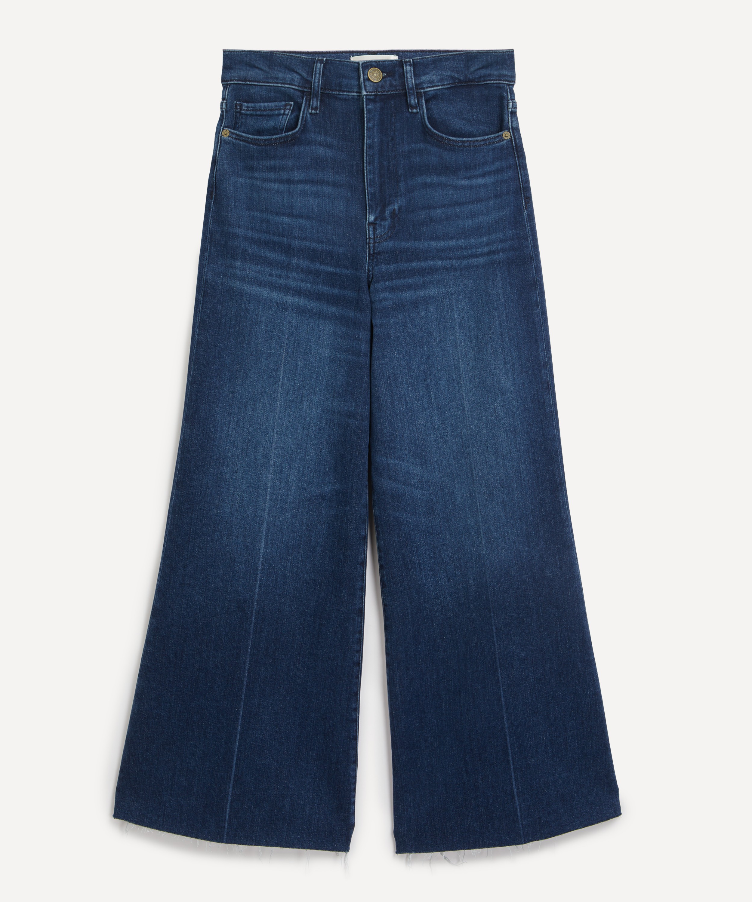 Frame - Le Palazzo Raw Crop Jeans
