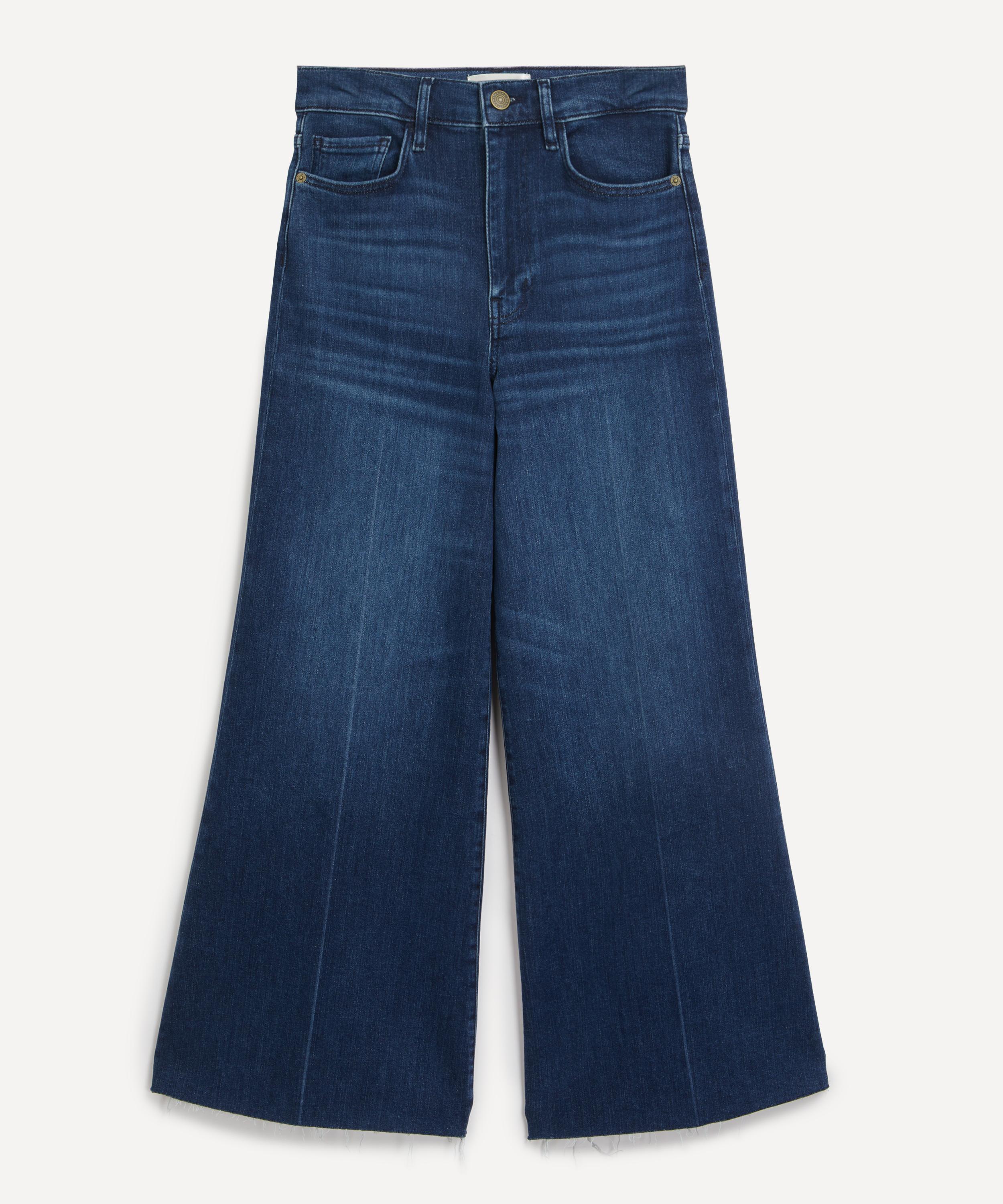 Frame - Le Palazzo Raw Crop Jeans image number 0