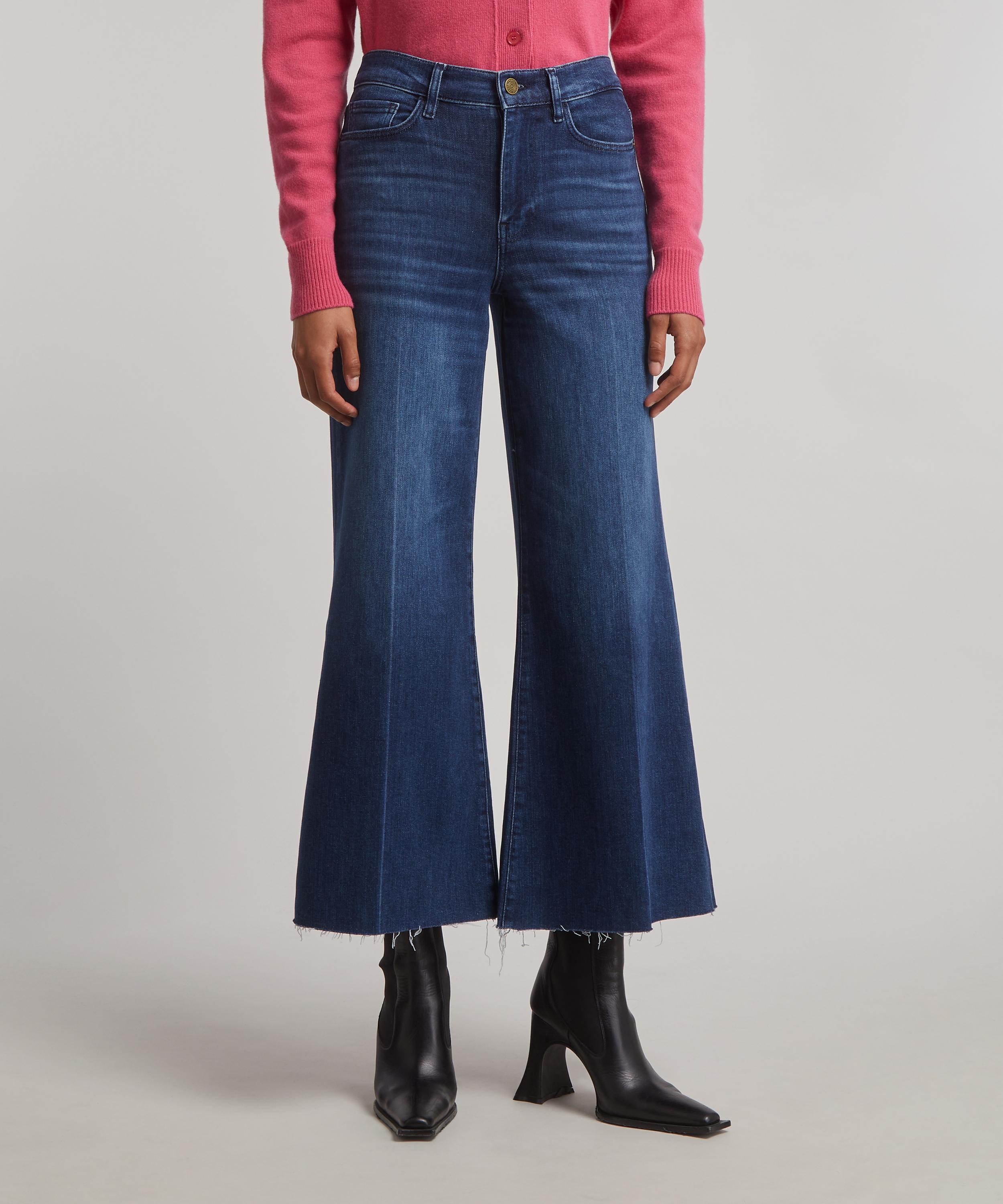 Frame - Le Palazzo Raw Crop Jeans image number 2