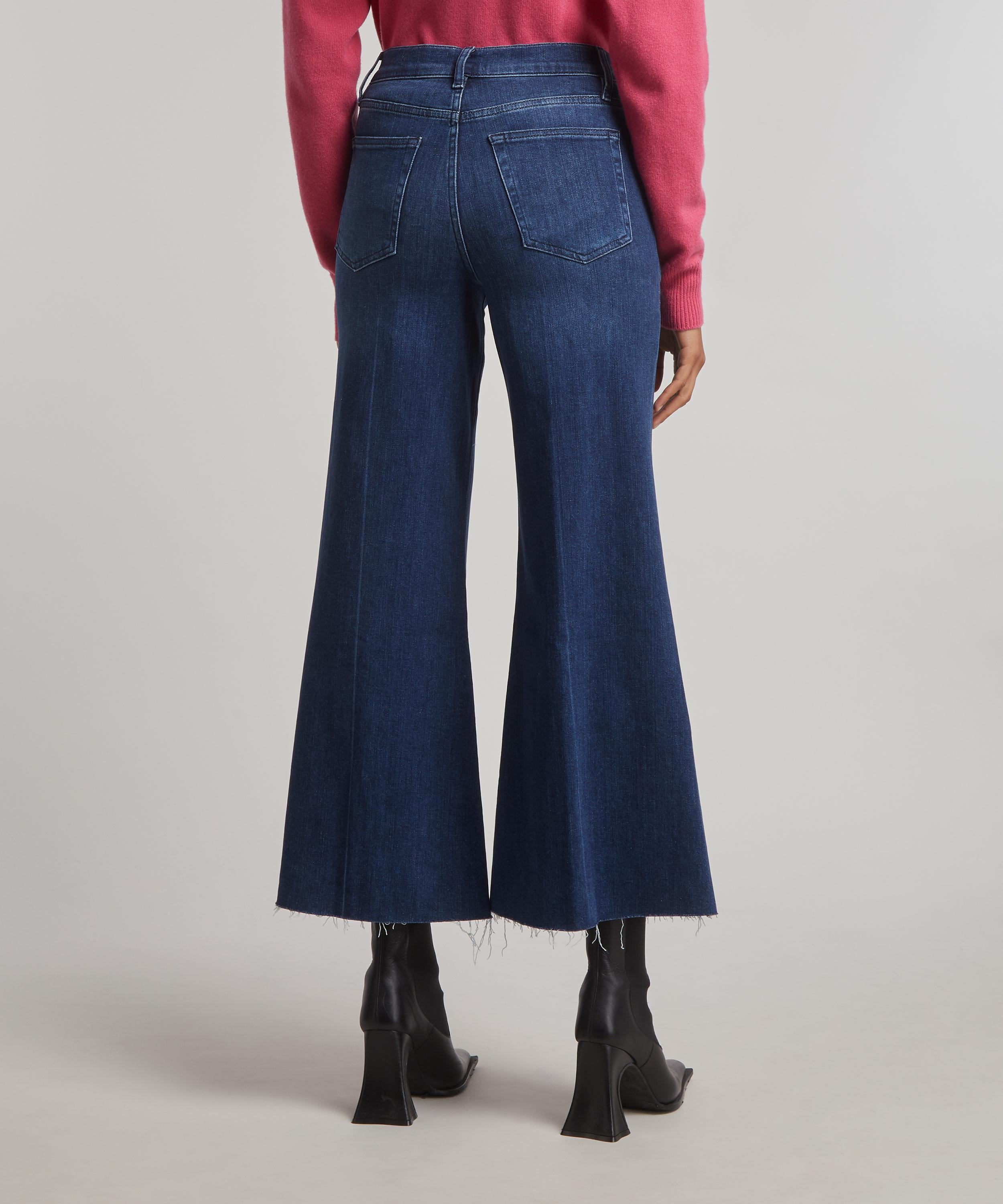 Frame - Le Palazzo Raw Crop Jeans image number 3