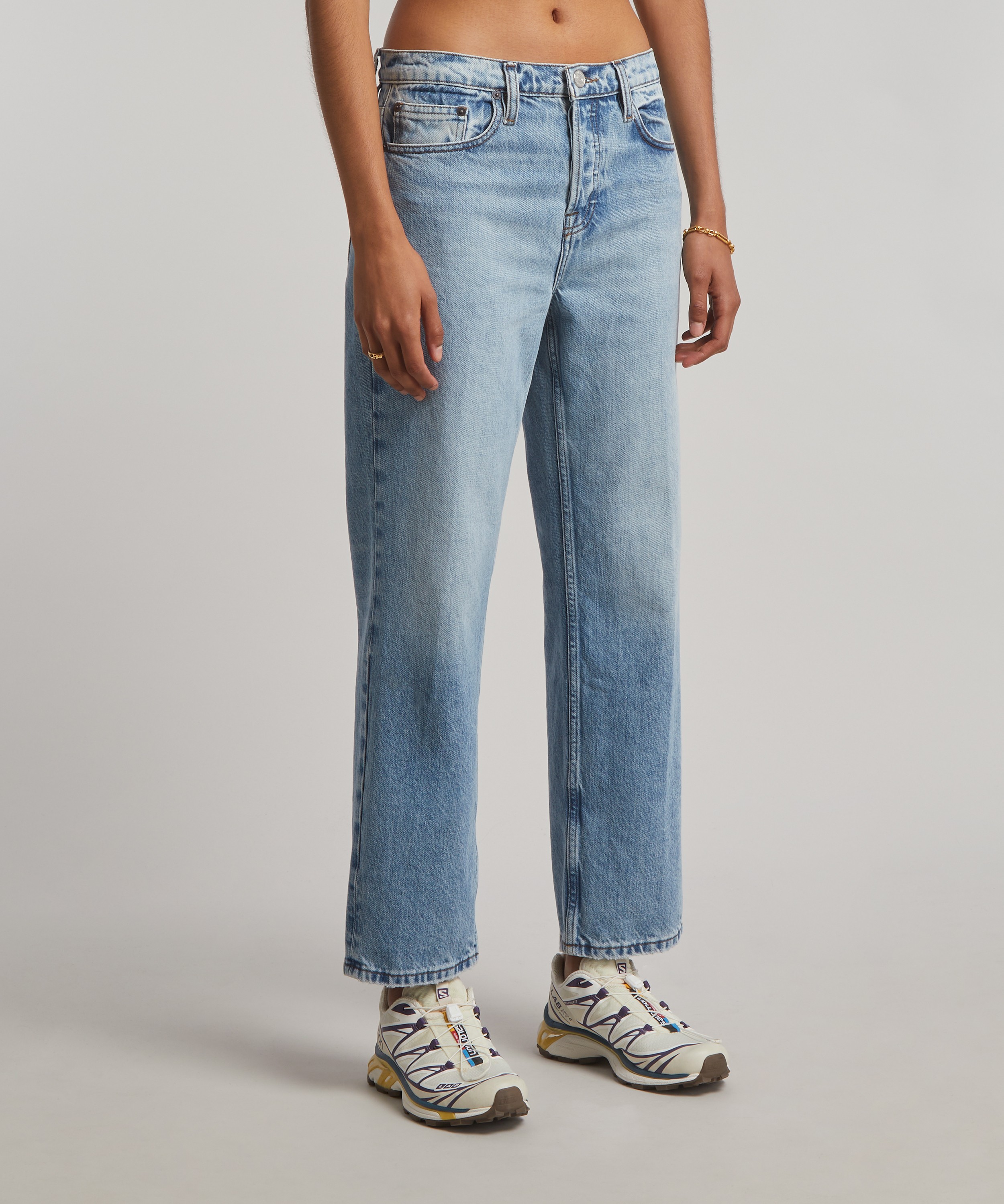 Frame - The Slouchy Straight Jeans image number 2