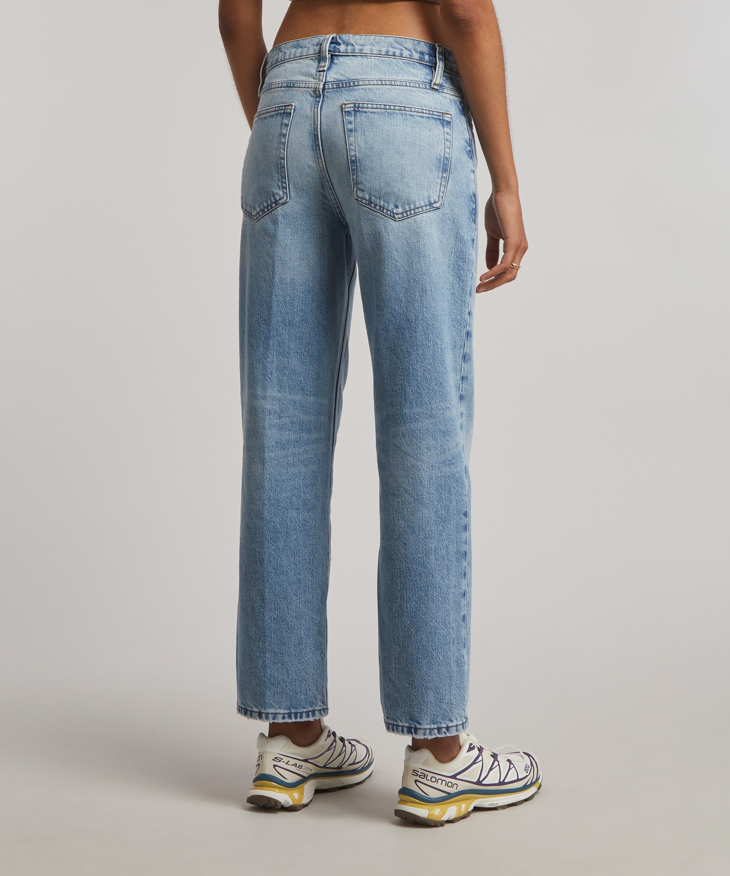 Frame - The Slouchy Straight Jeans image number 3