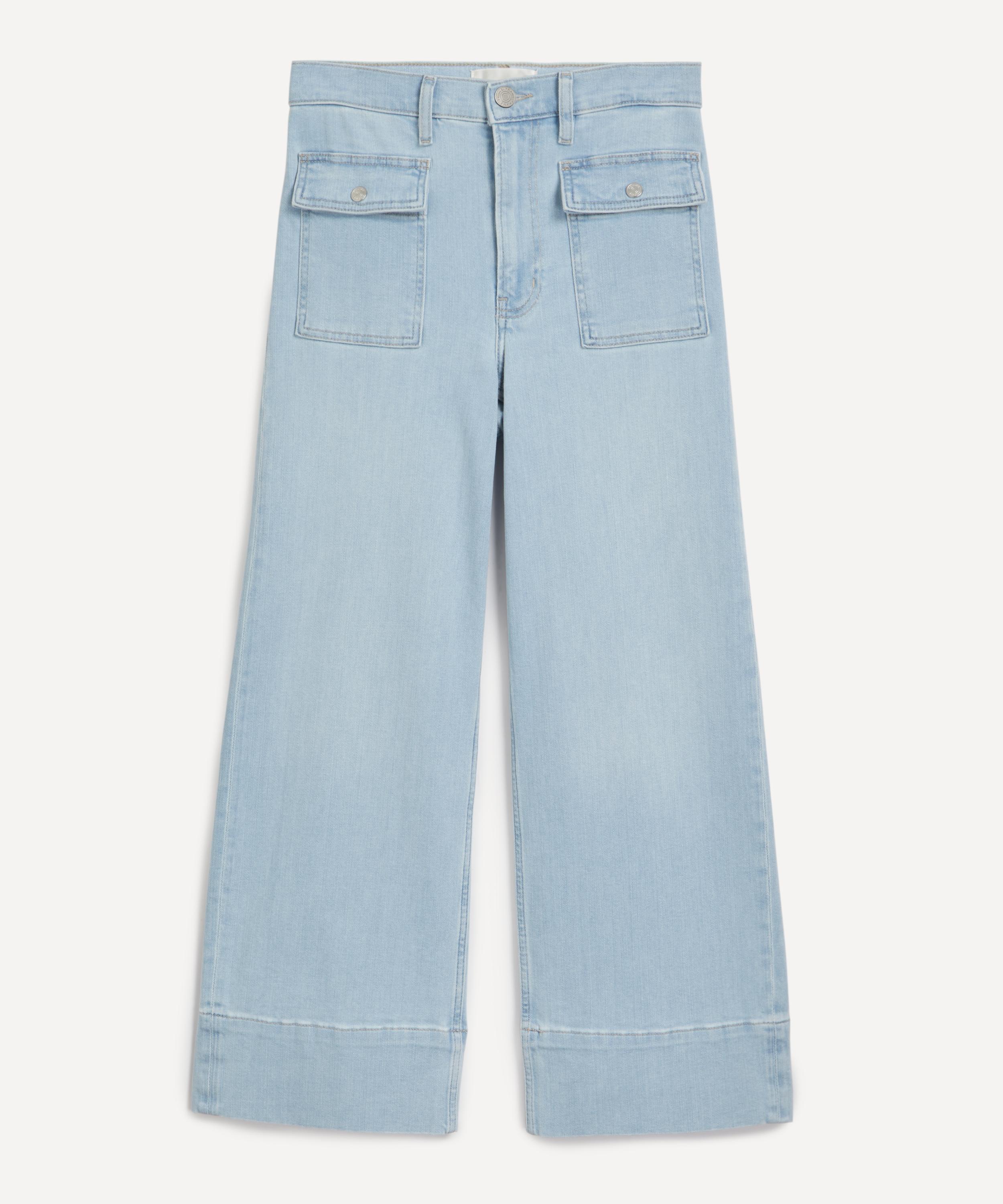 Frame - The 70's Patch Pocket Crop Jeans