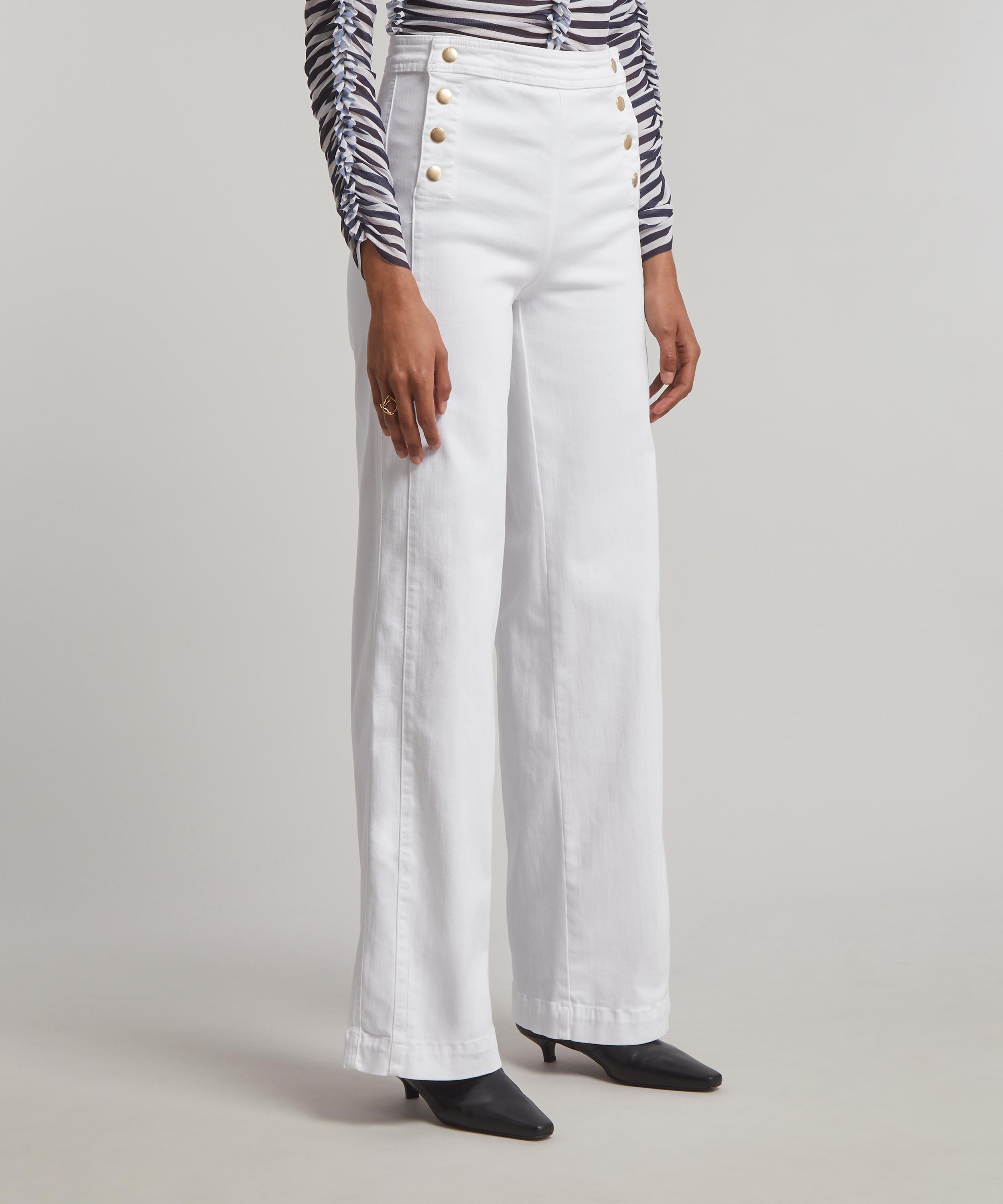 Frame - Sailor Wide-Leg High-Rise Jeans image number 2