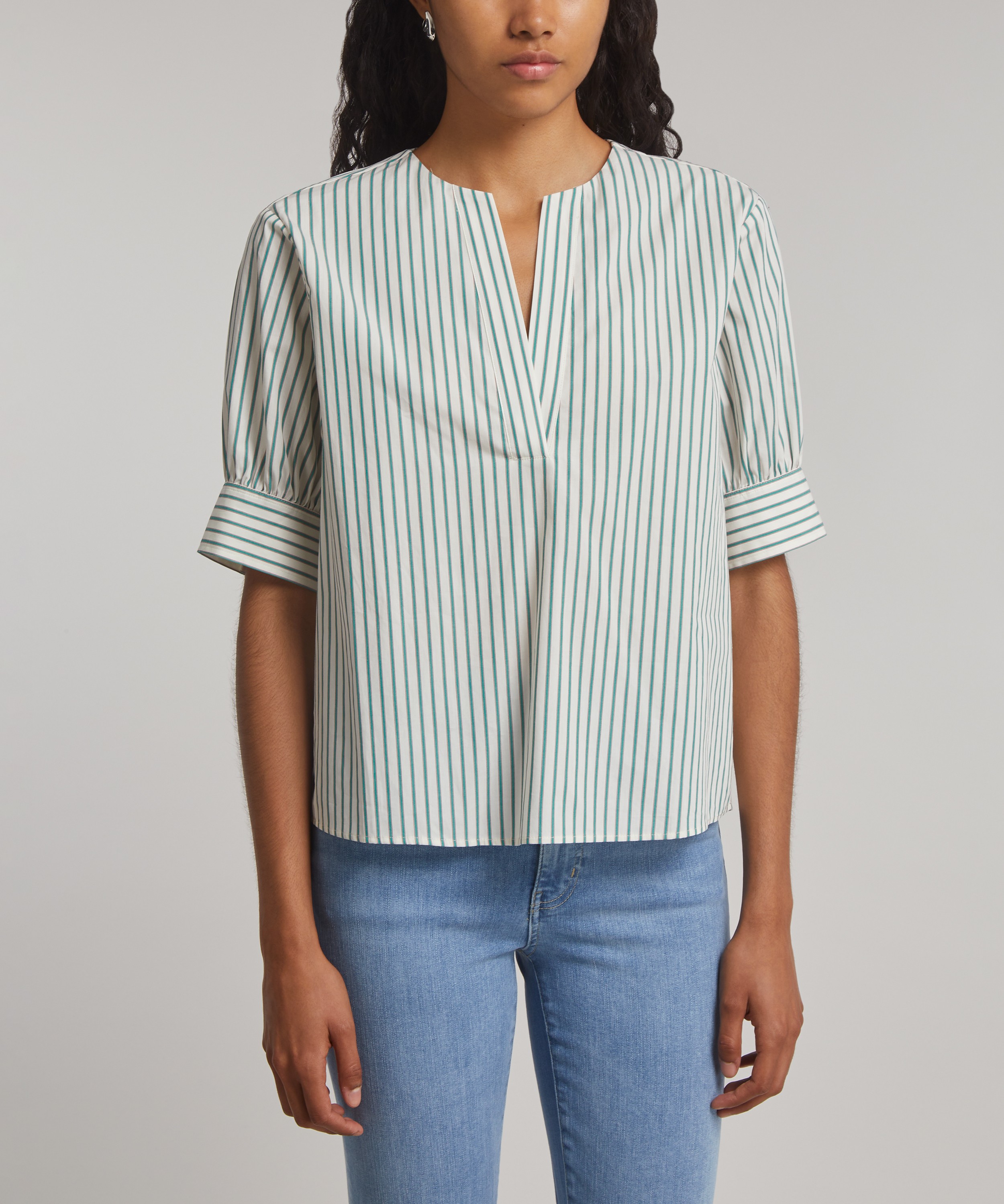 Frame - V-Neck Popover Top image number 2