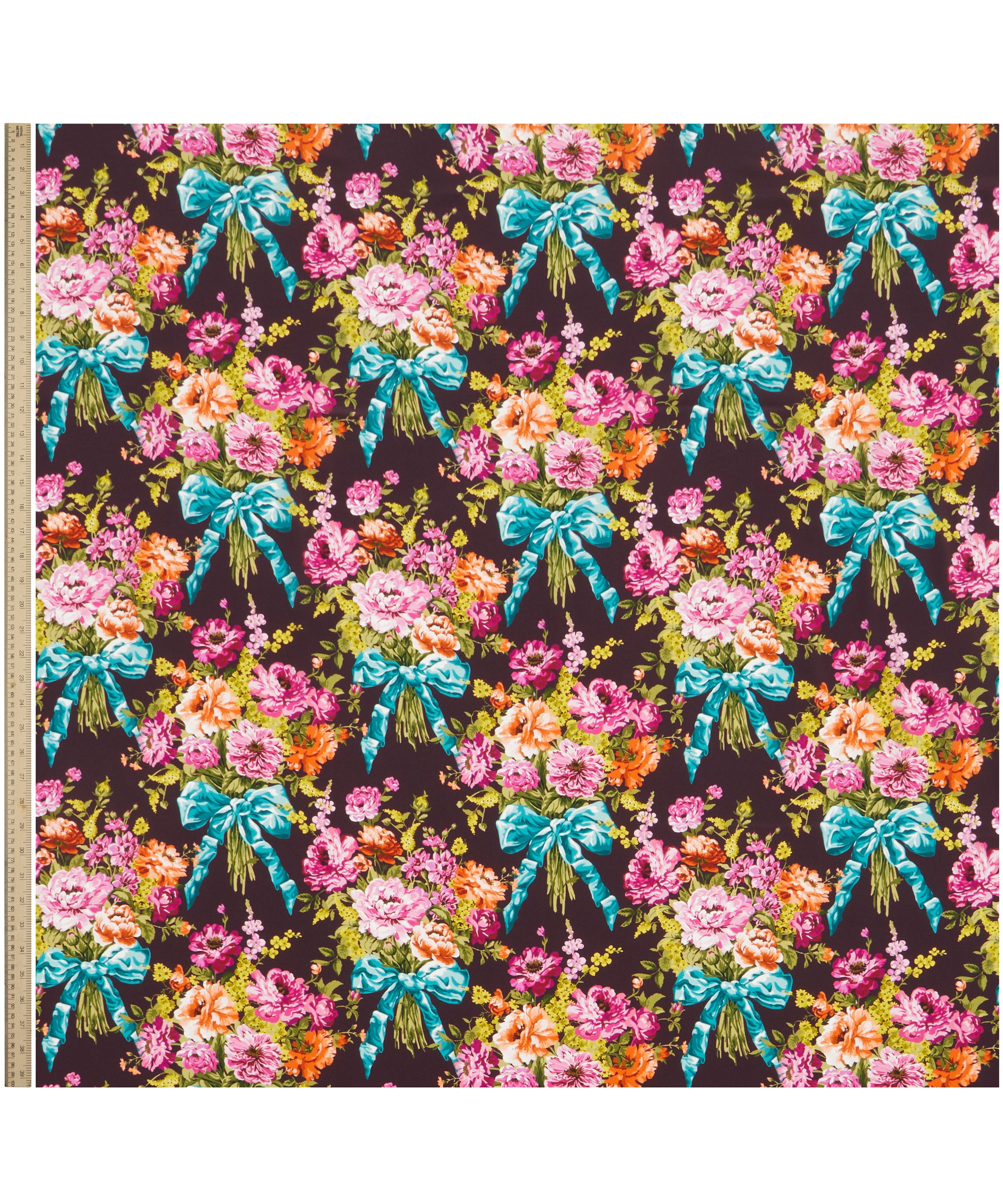 Liberty Fabrics - Liberty Fabrics x Bridgerton Bow Bouquet Crepe de Chine image number 1