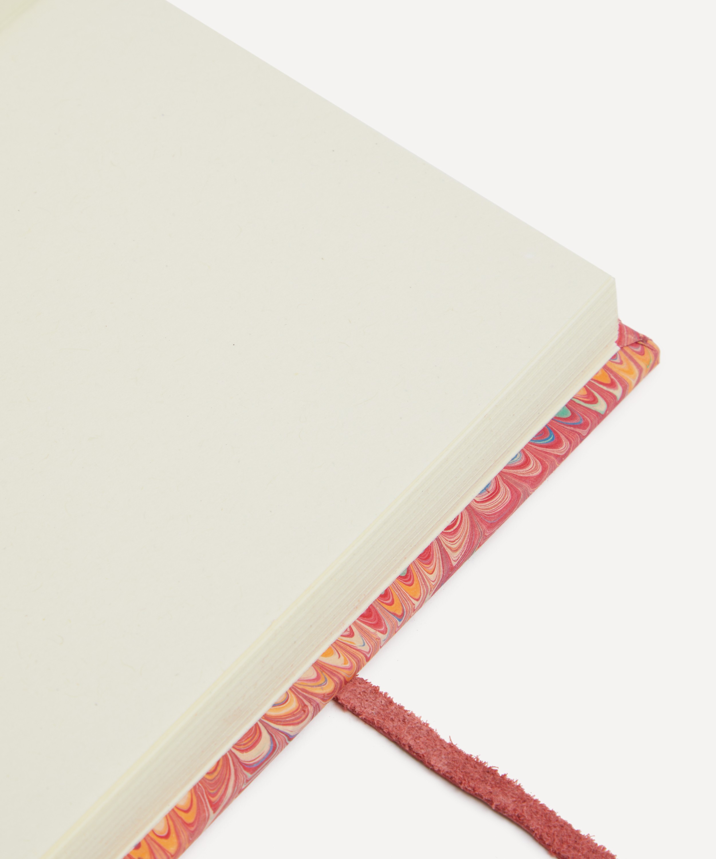 Giannini - Marbled Notebook with Leather Spine and Tie image number 3