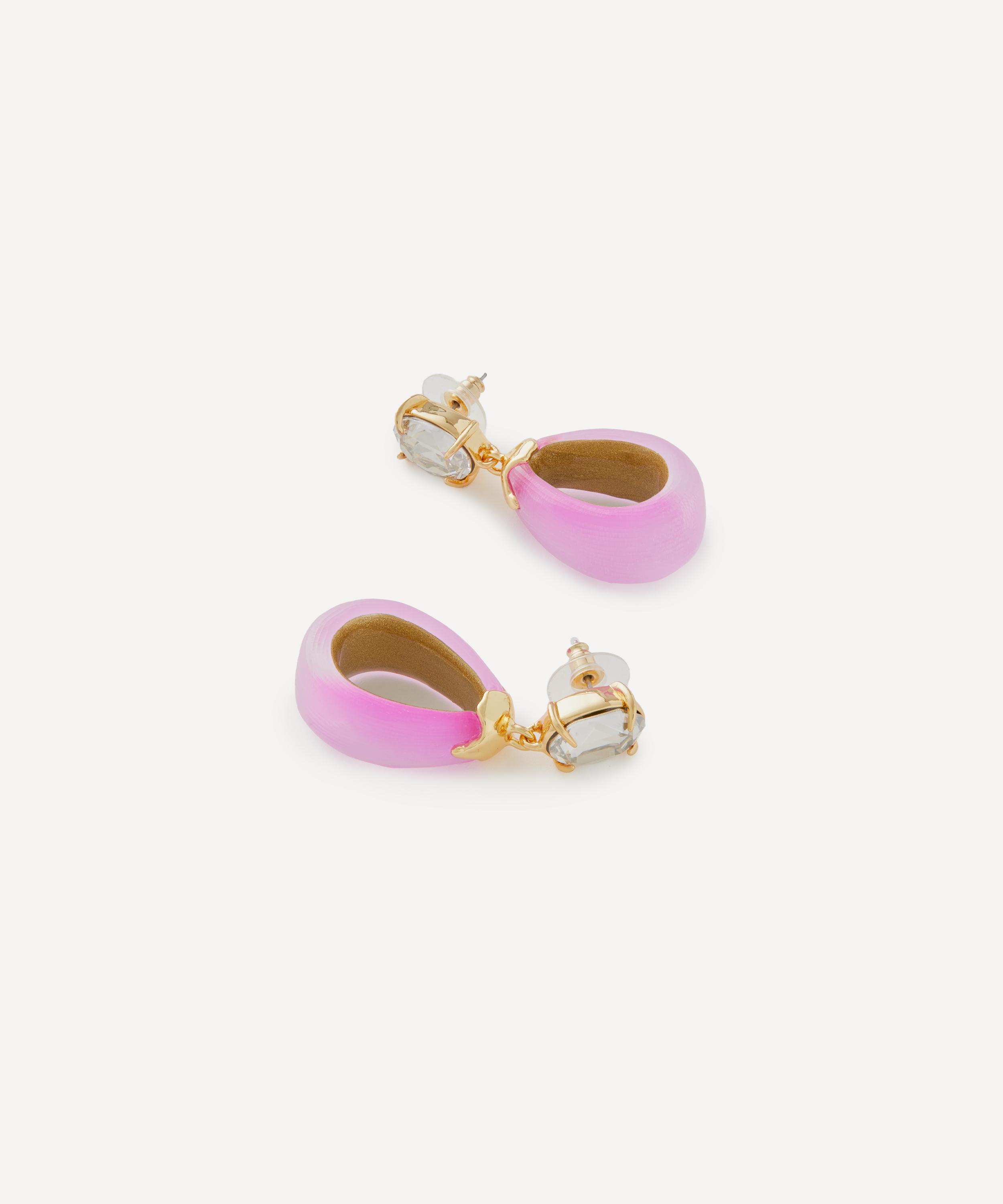 Alexis Bittar 14ct Gold-Plated Bonbon Crystal Lucite