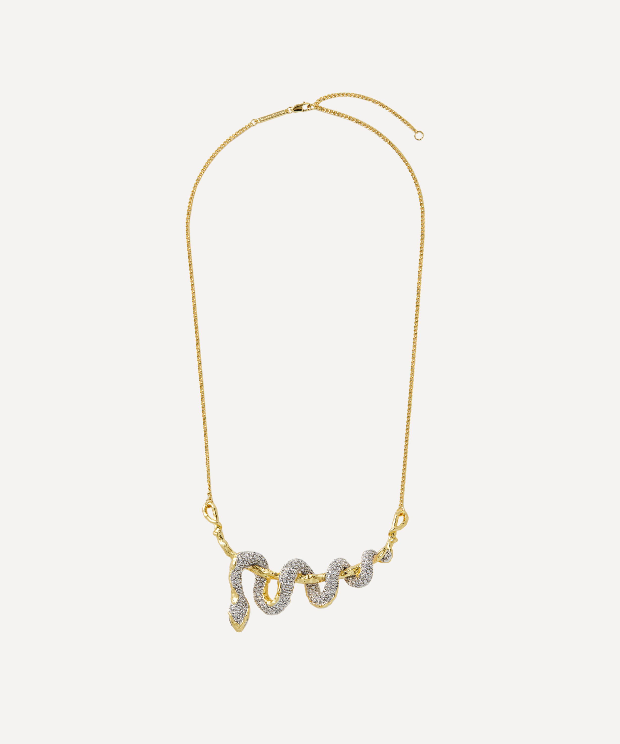 Alexis Bittar - 14ct Gold-Plated Coiled Serpent Necklace image number 2