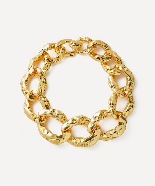 Alexis Bittar - 14ct Gold-Plated Brut Curb Link Necklace