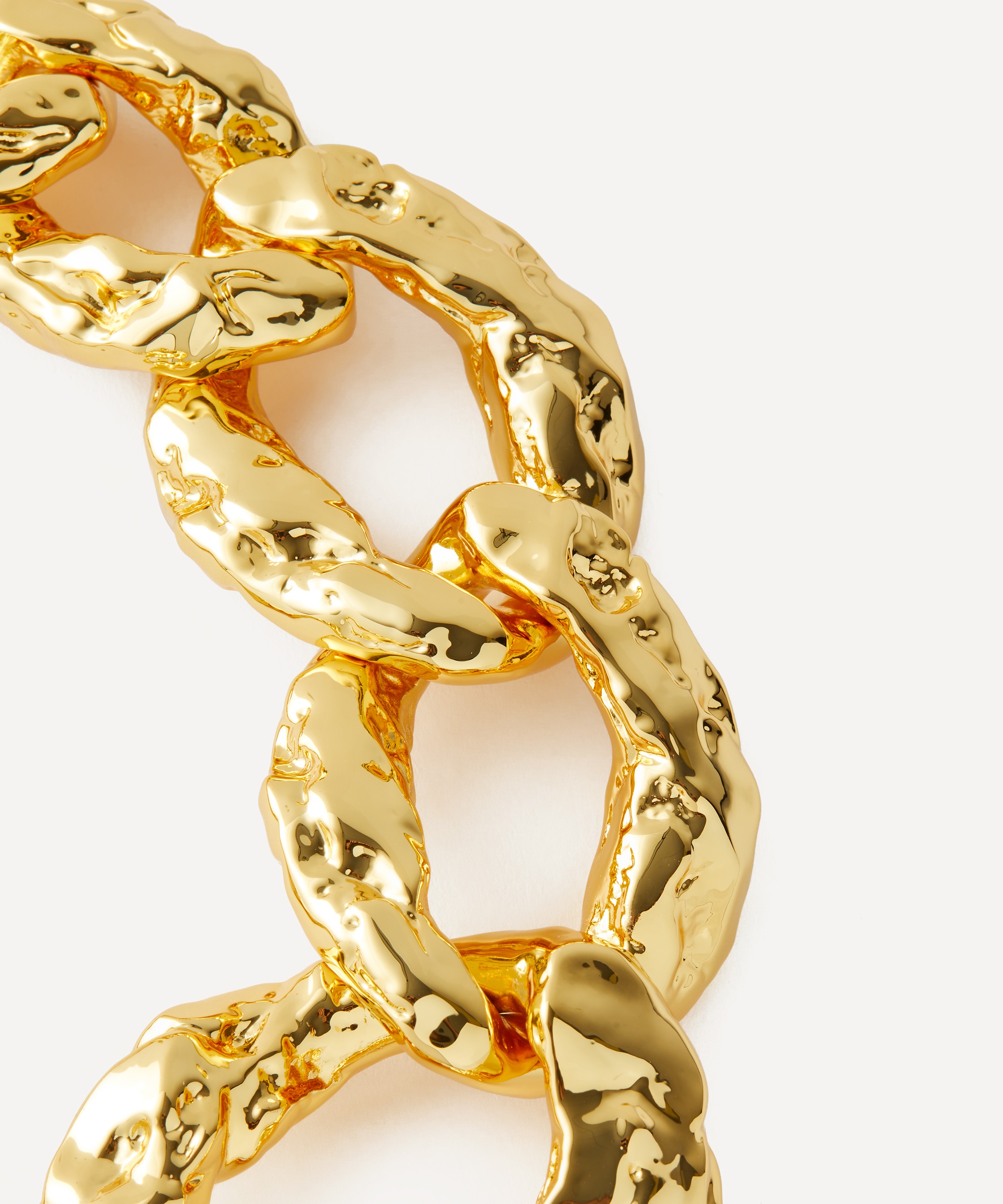 Alexis Bittar - 14ct Gold-Plated Brut Curb Link Necklace image number 2