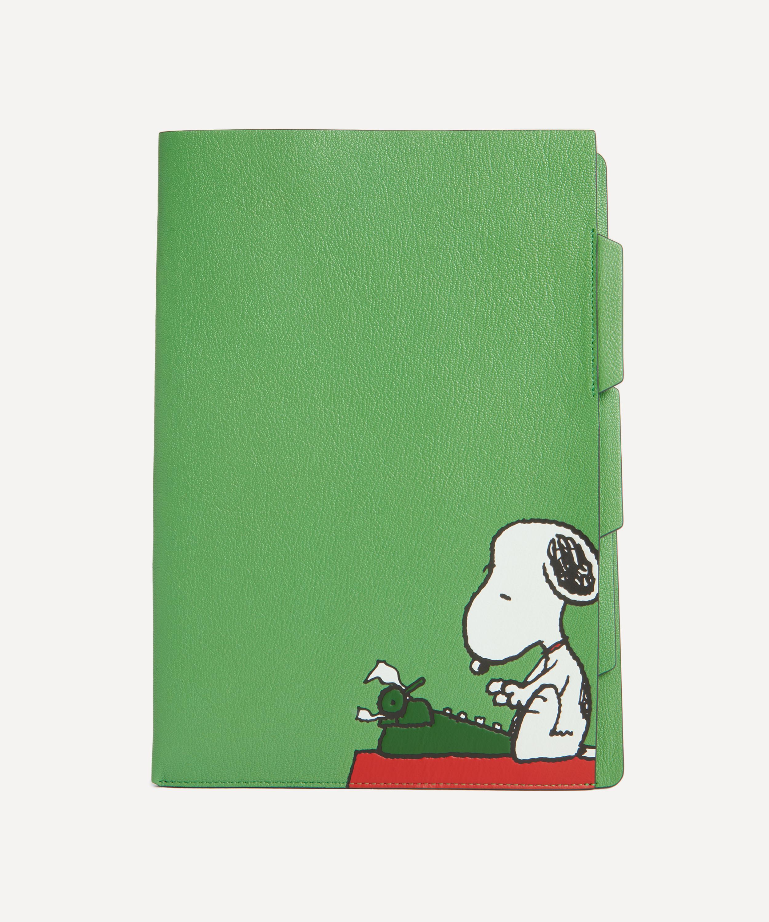 Anya Hindmarch - Peanuts Snoopy A4 Documents Sleeve image number 0