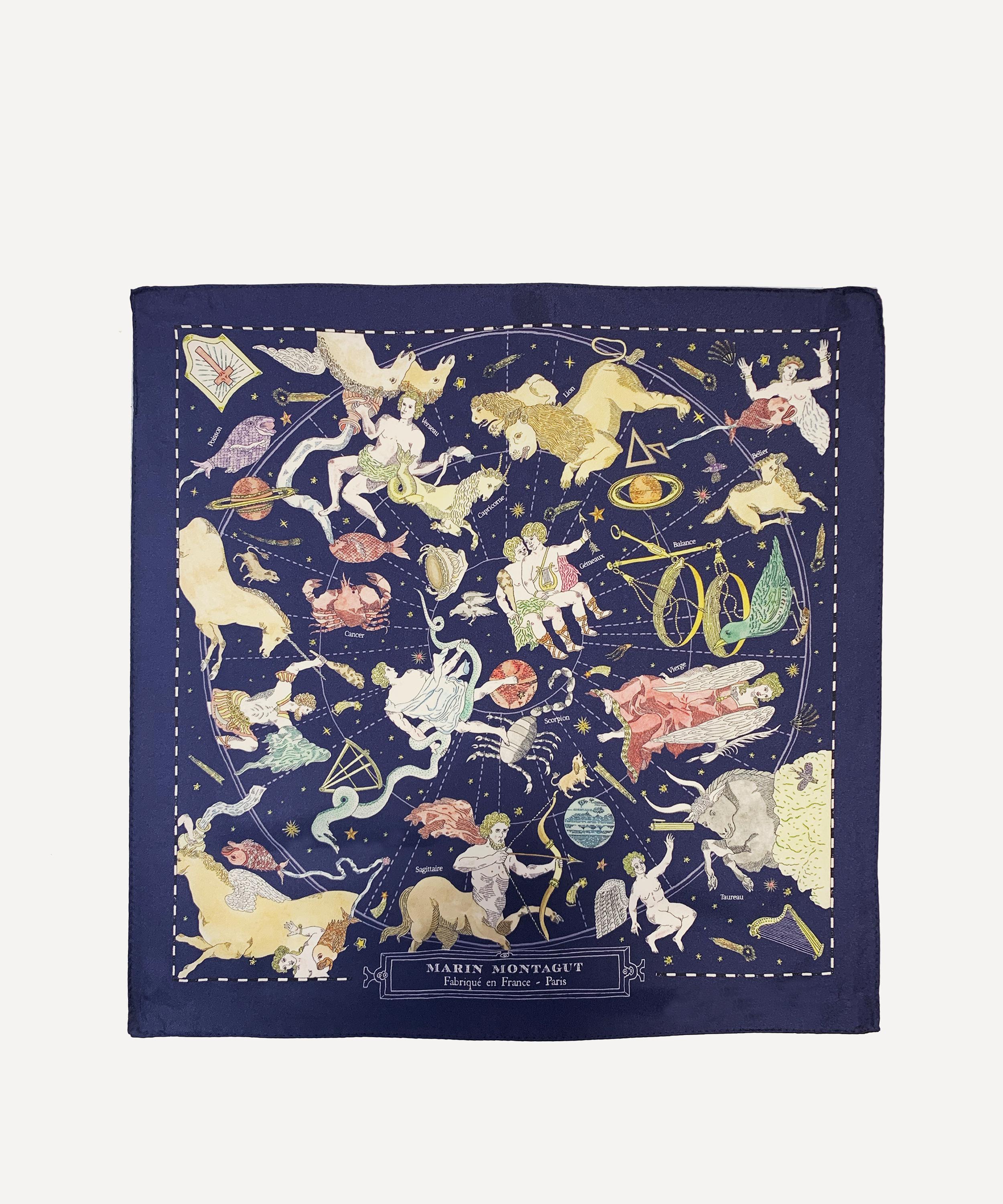 Marin Montagut - Constellation Small Silk Scarf image number 0